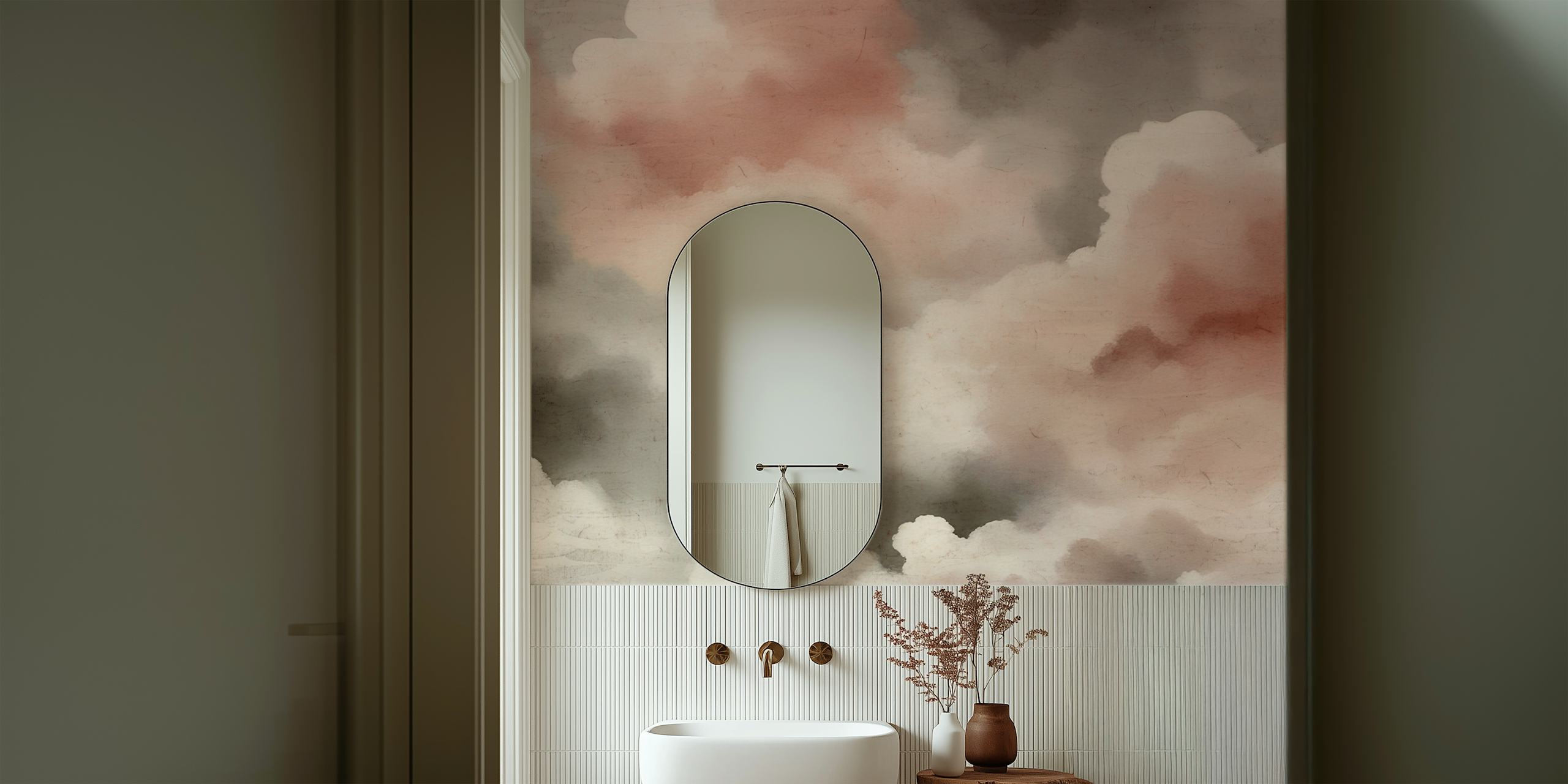 Soothing Cloud Dreamscape dans une pièce moderne