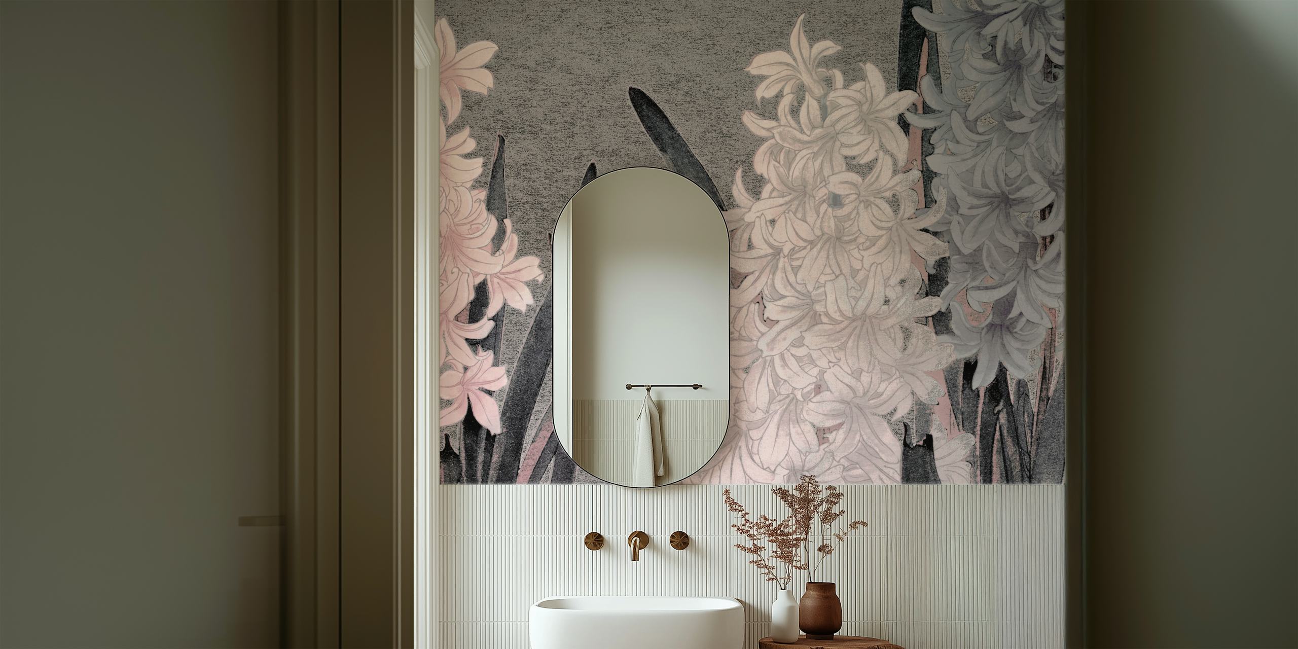 Eterisk Hyacinth Garden tapet i et rom