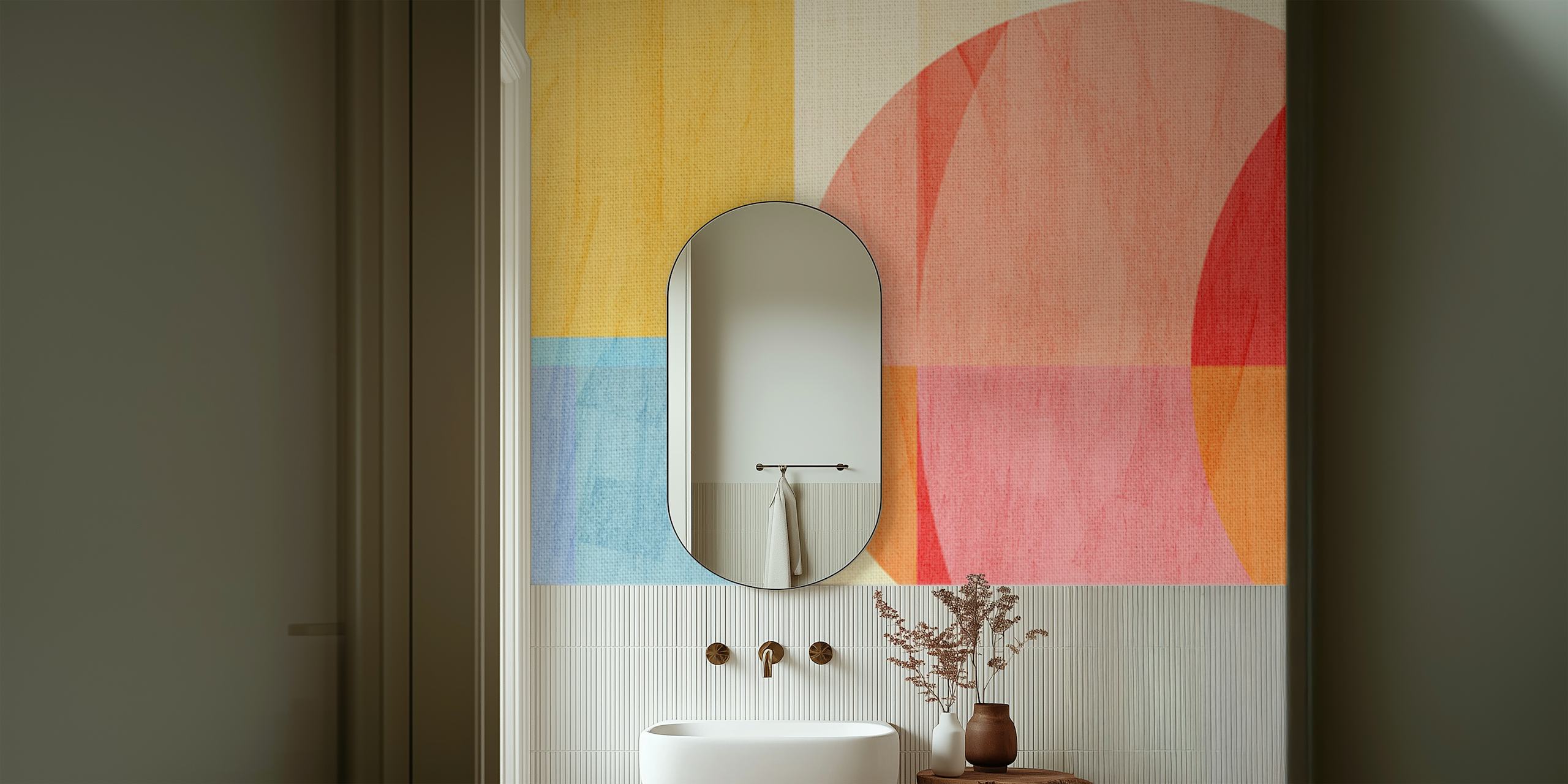 Barevné tapety Bandeira II v pokoji