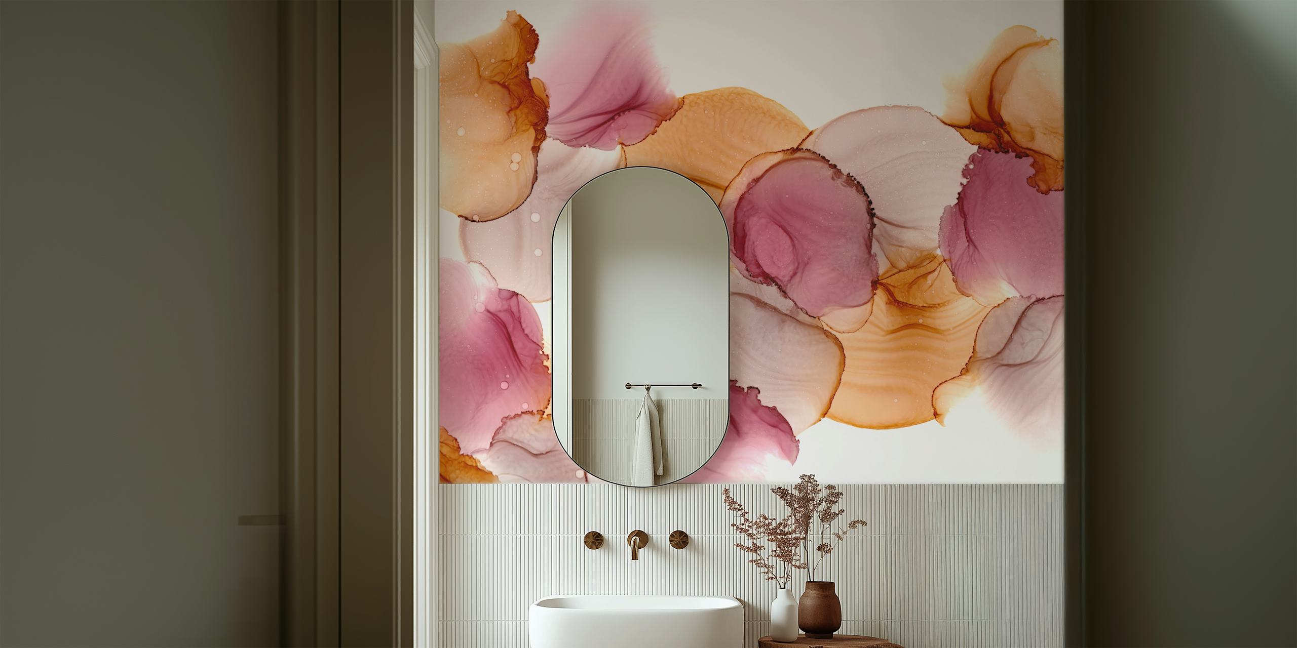 Warm Hugs in Autumn Tapete in einem Raum angezeigt