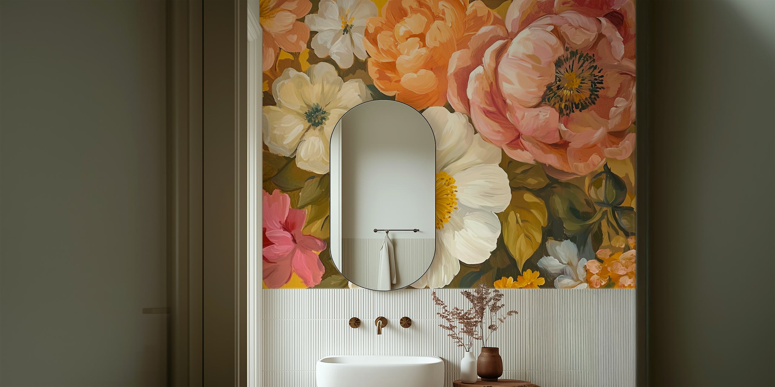 Design wallpaper Large Floral Elegance