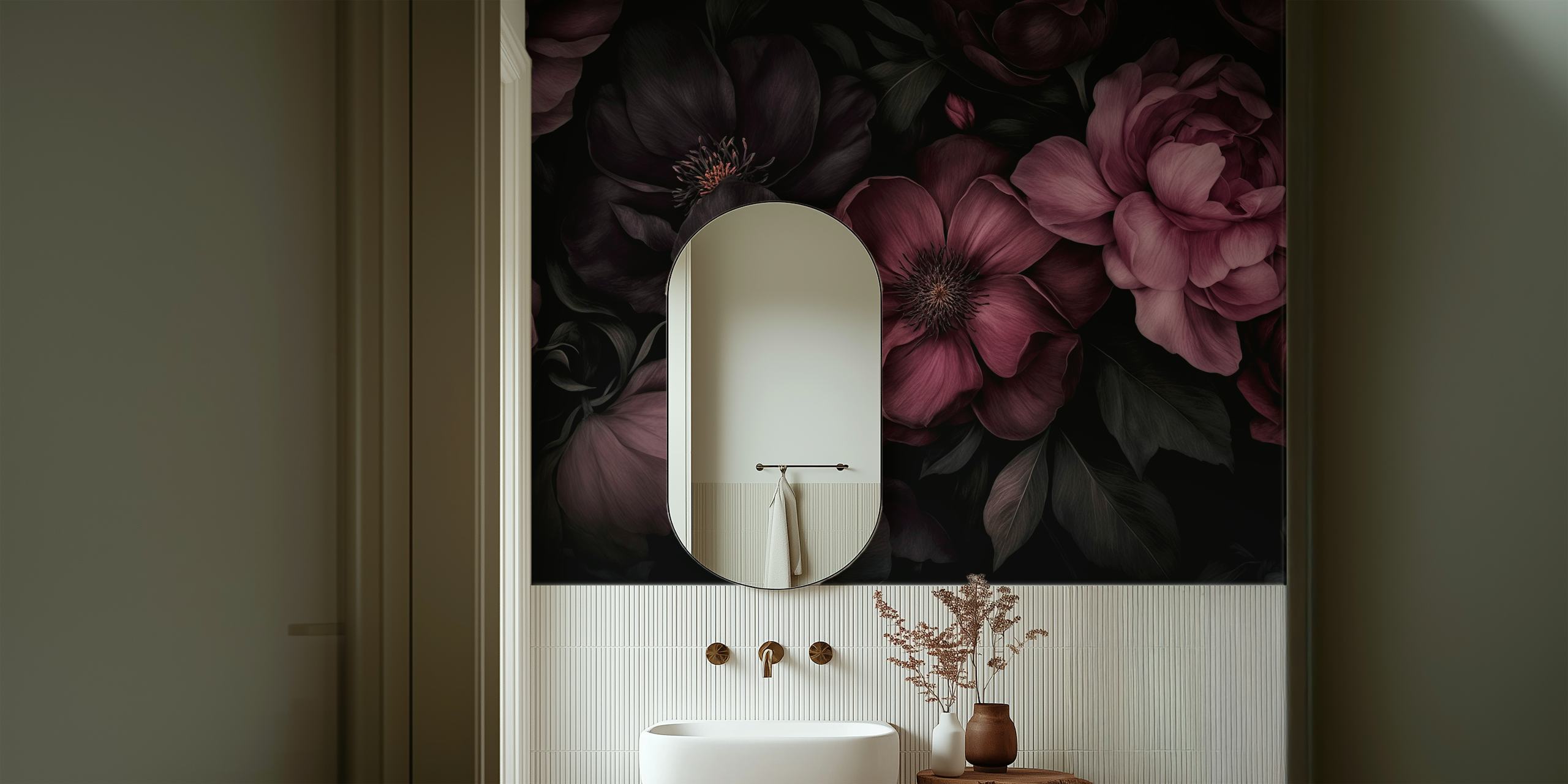 Opulent Gothic Garden-tapetti huoneessa
