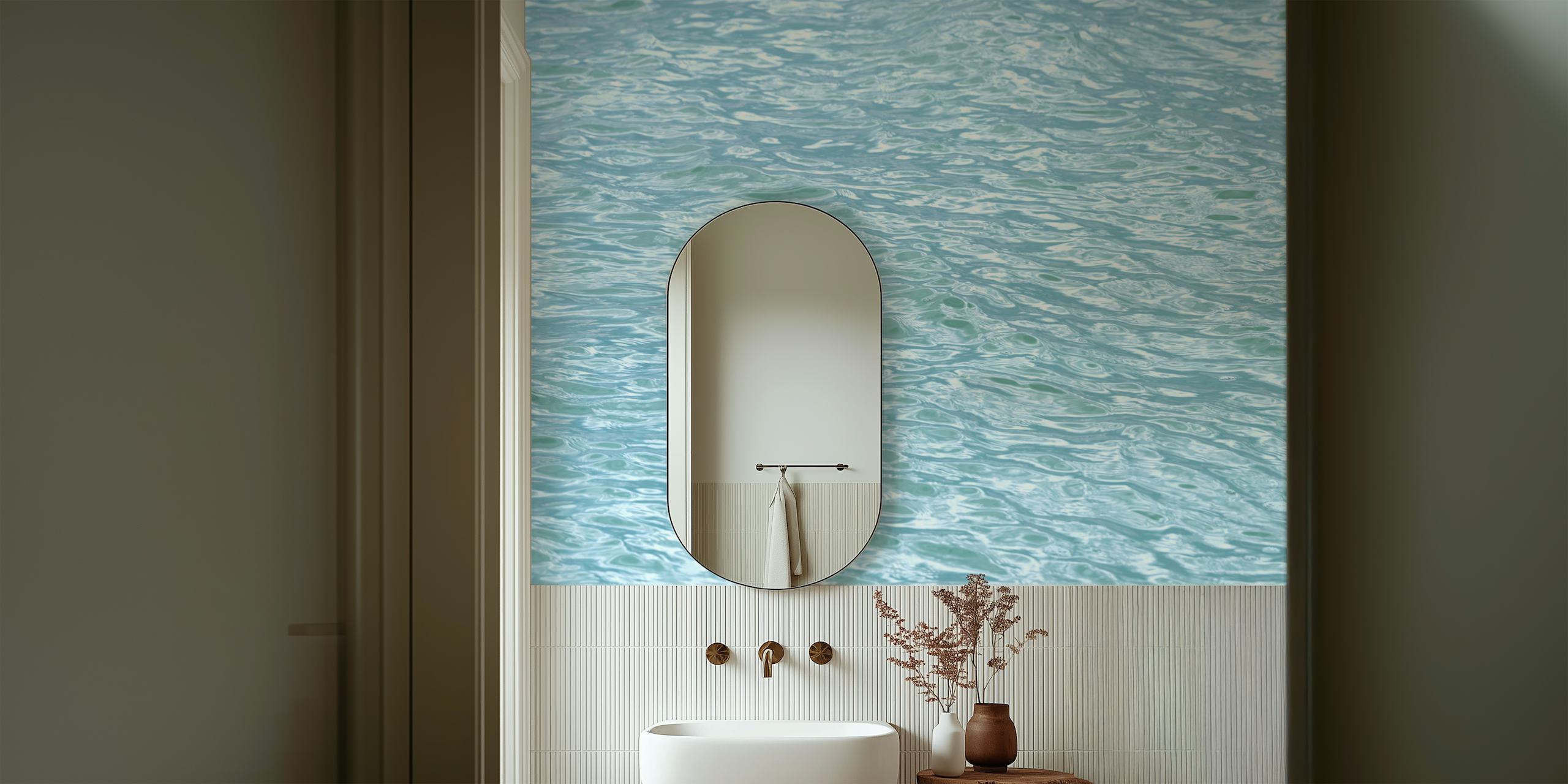 Papel de parede Water Surface em um cômodo