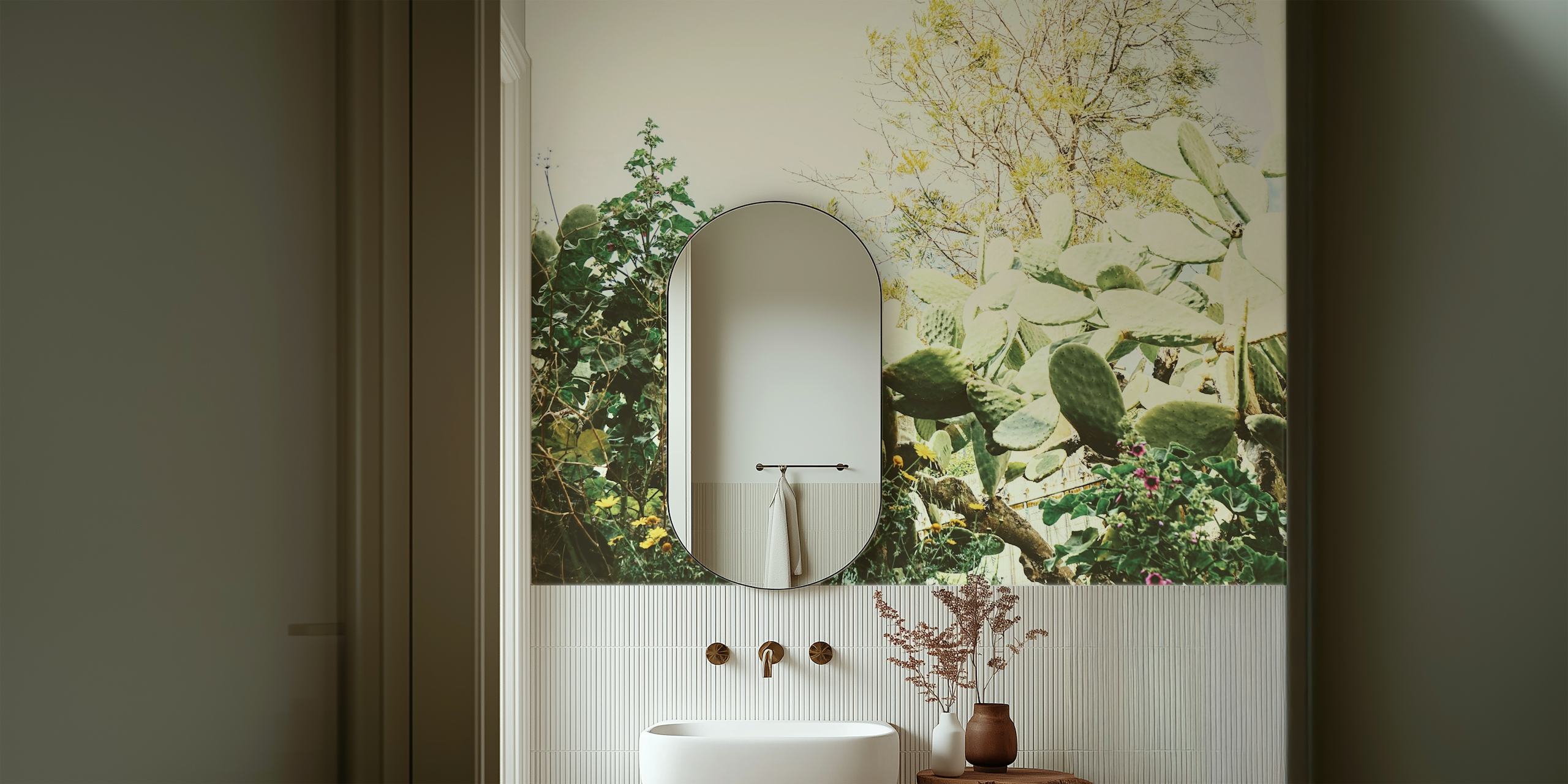 Tropical Morning Garden ταπετσαρία σε ένα δωμάτιο