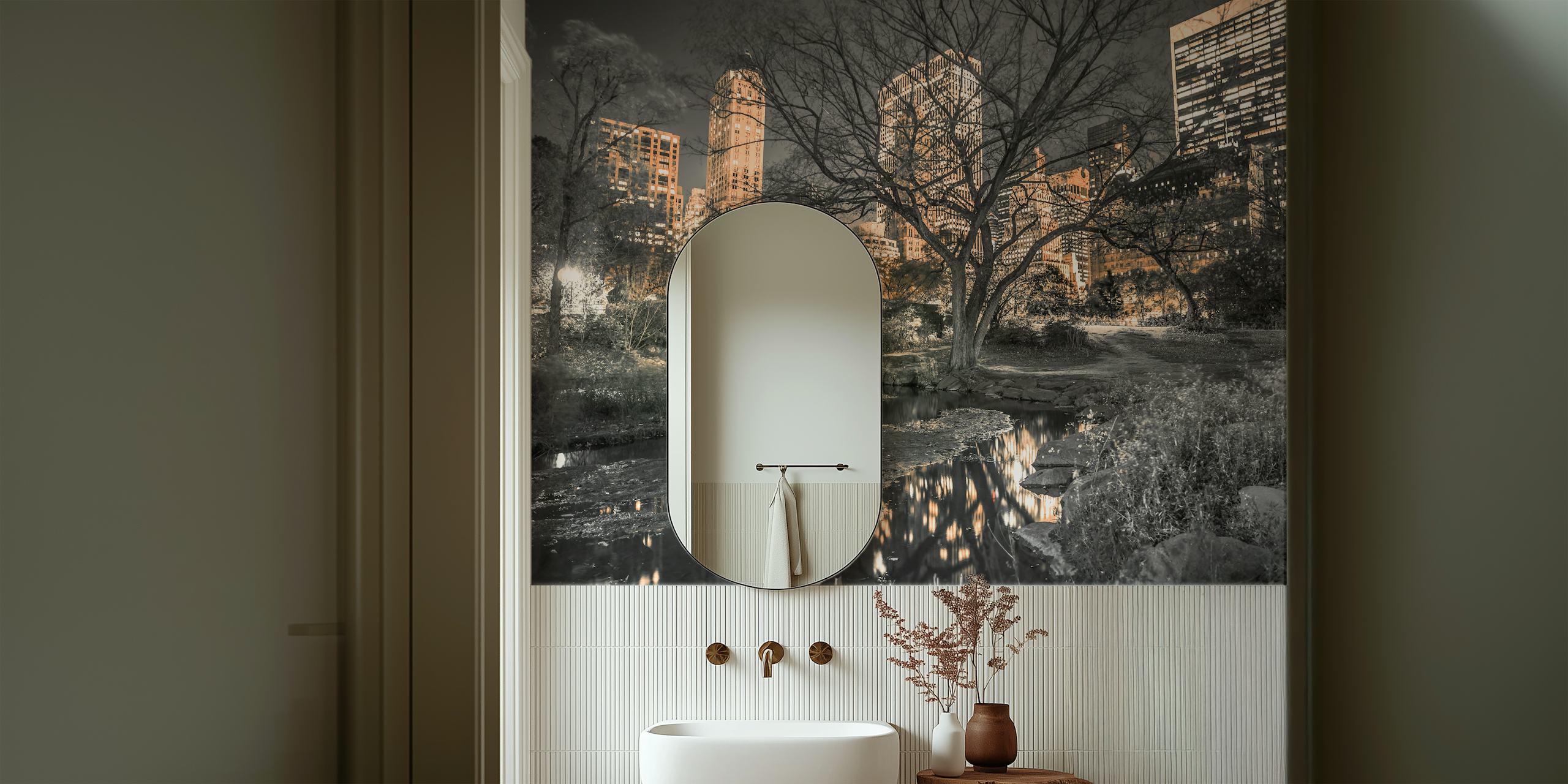Central Park in New York City Wandmural