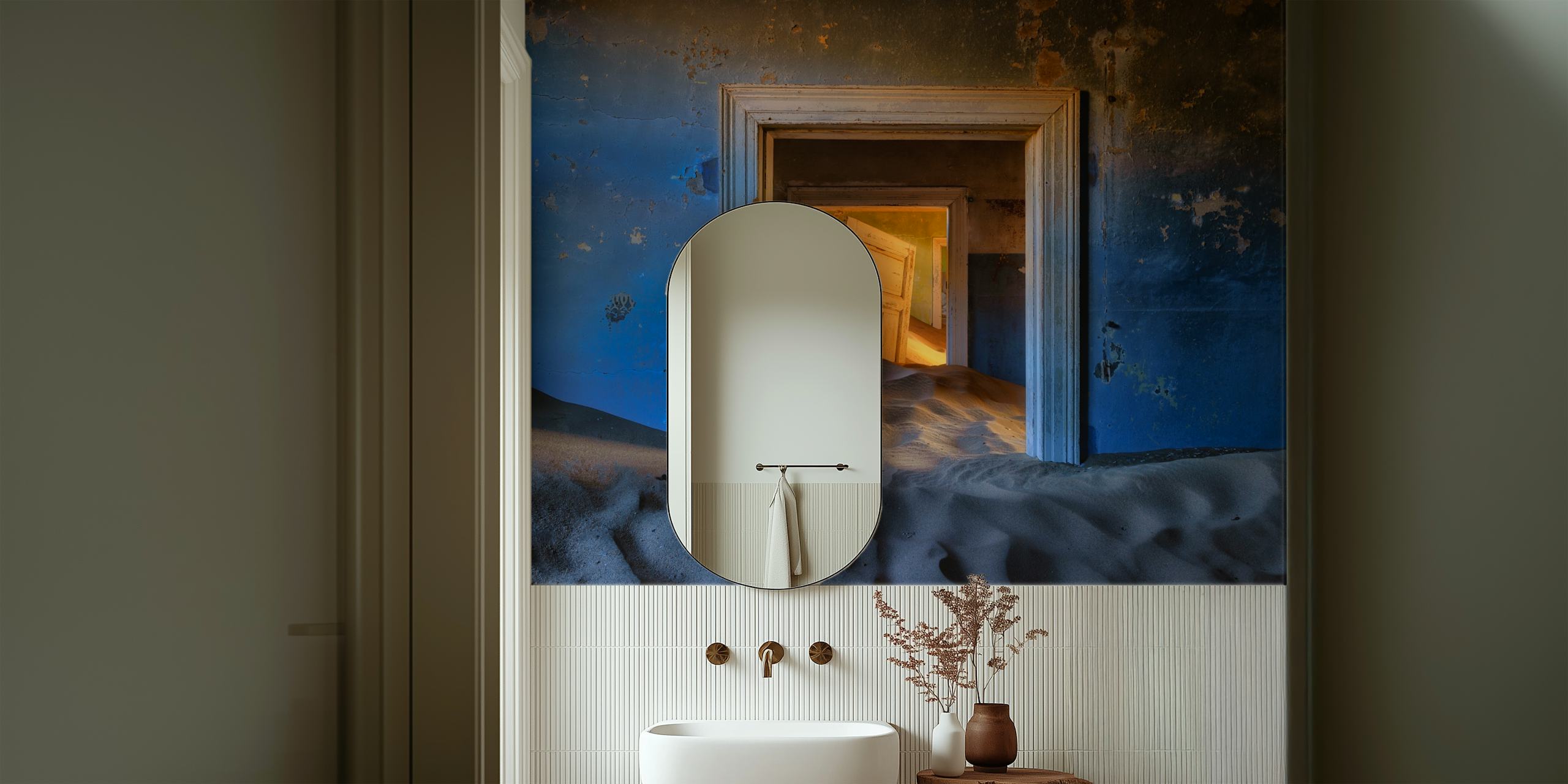 Tapeta Kolmannskuppe prikazana u sobi