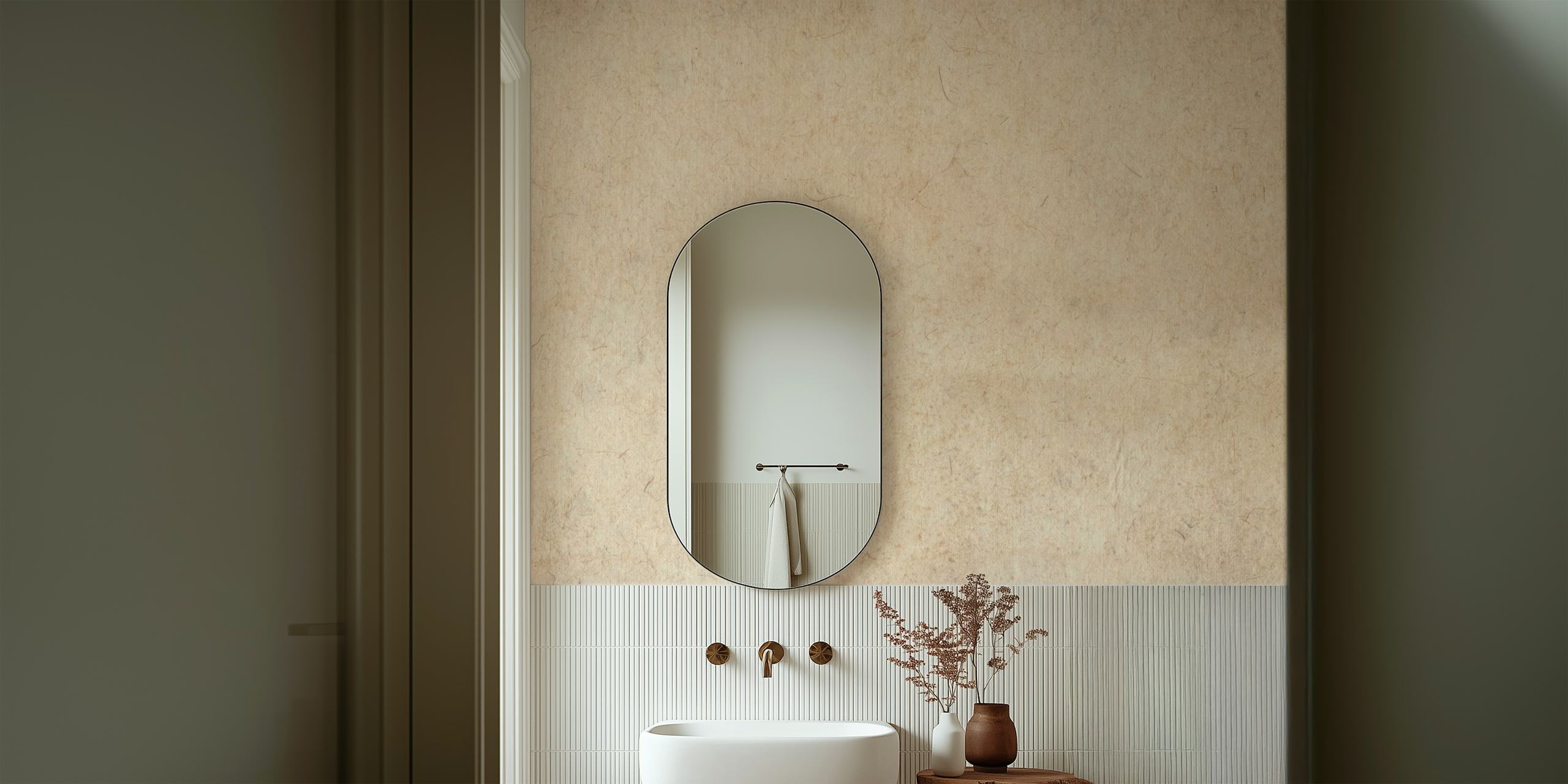 Antique Japan Paper tapeta v místnosti