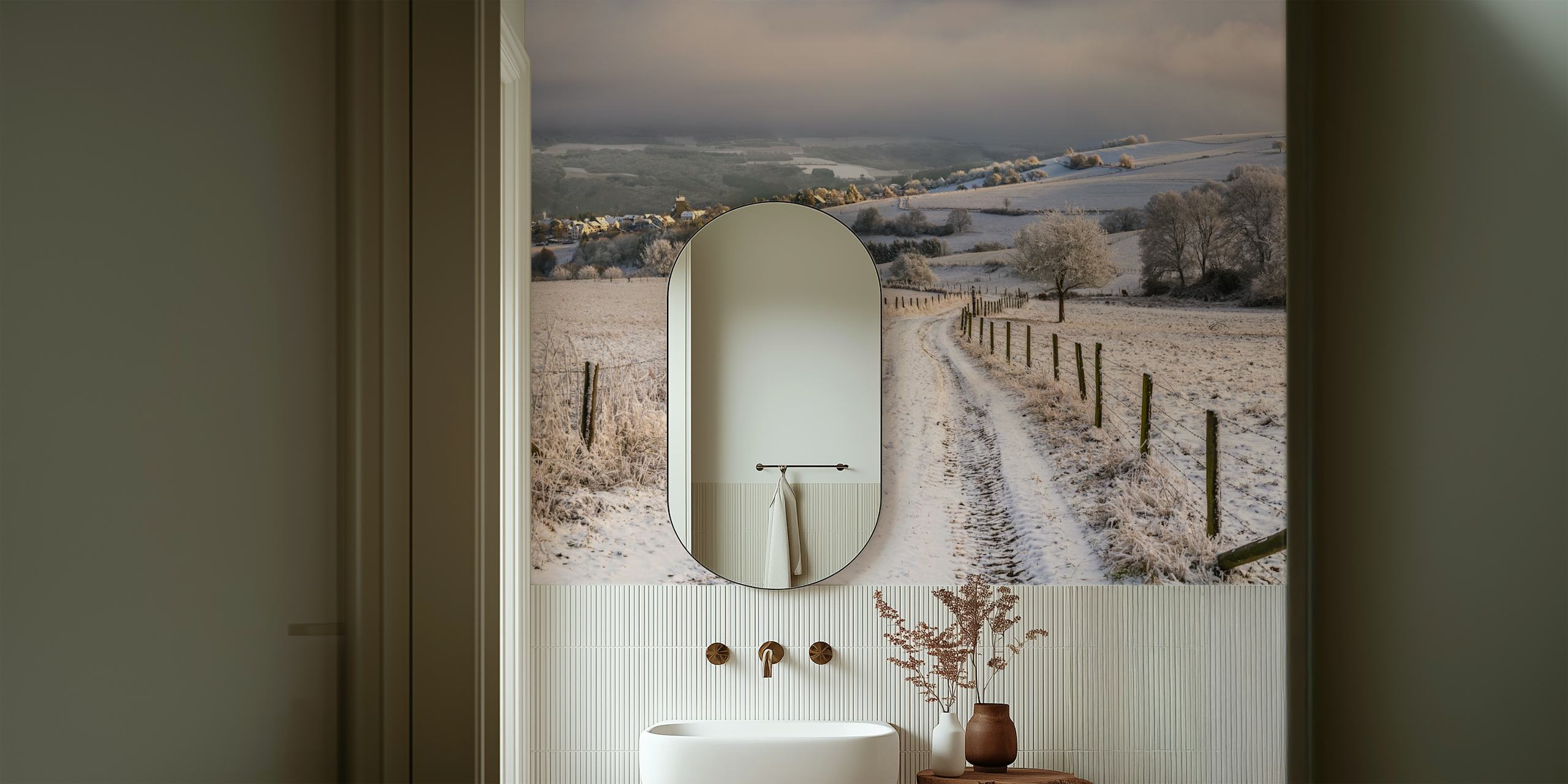 Winter wonderland II v moderním interiéru