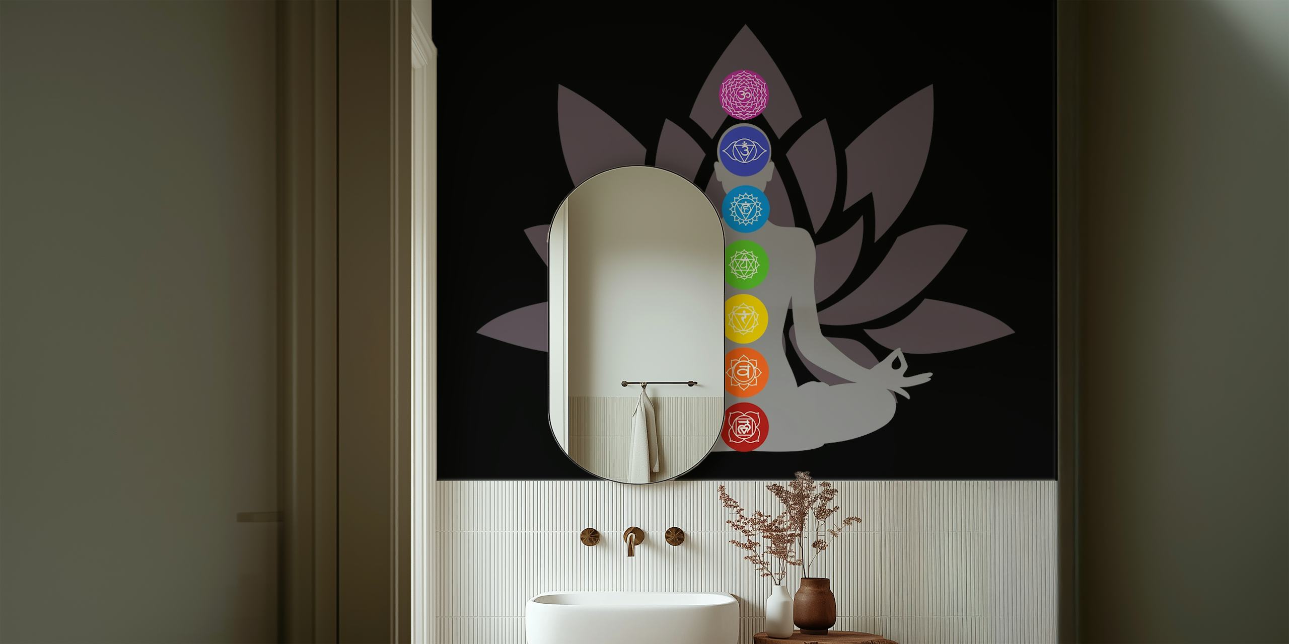 Tapeta The Seven Chakras w pokoju