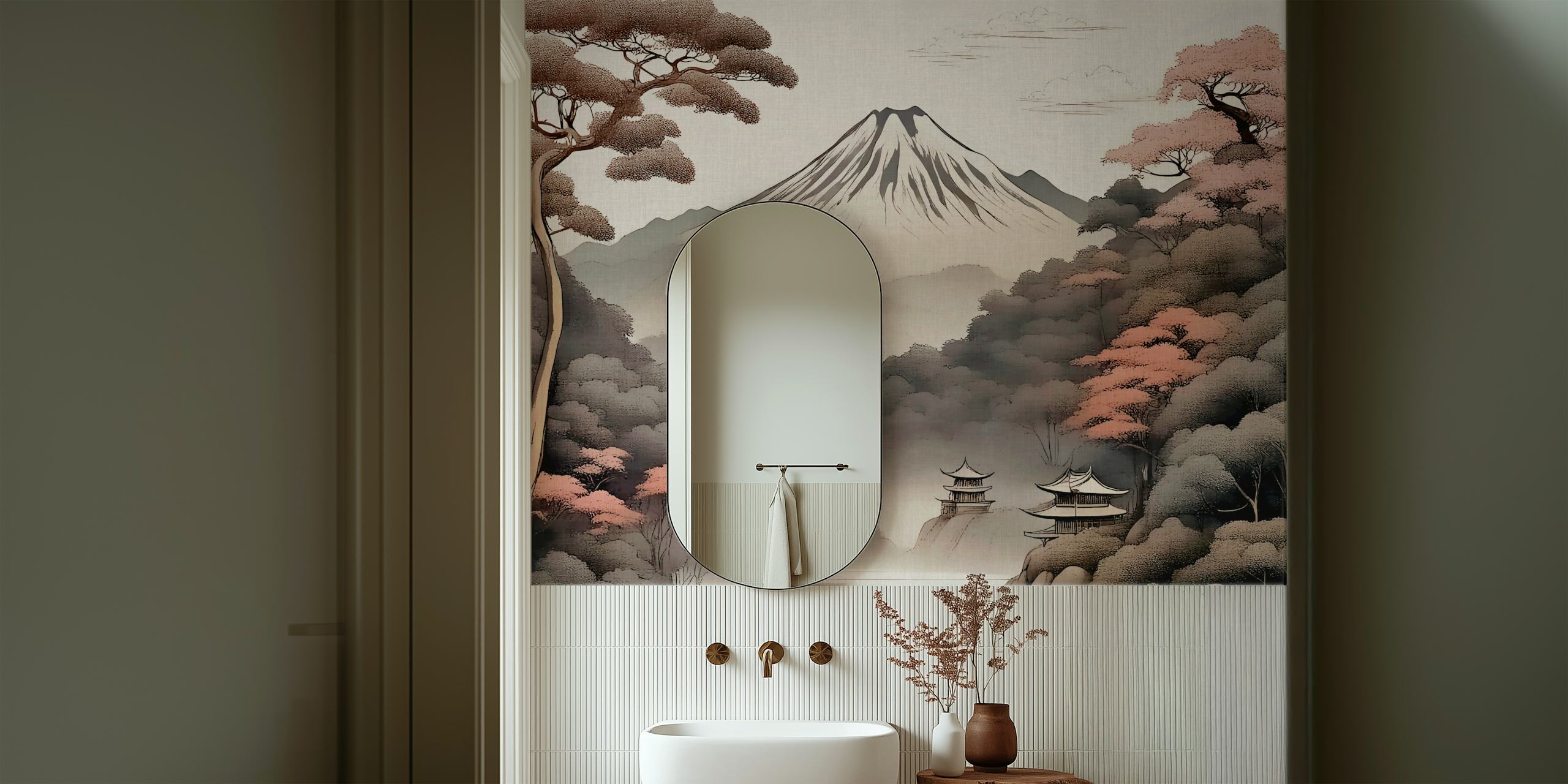 Japan Luxury Linen wallpaper in a room