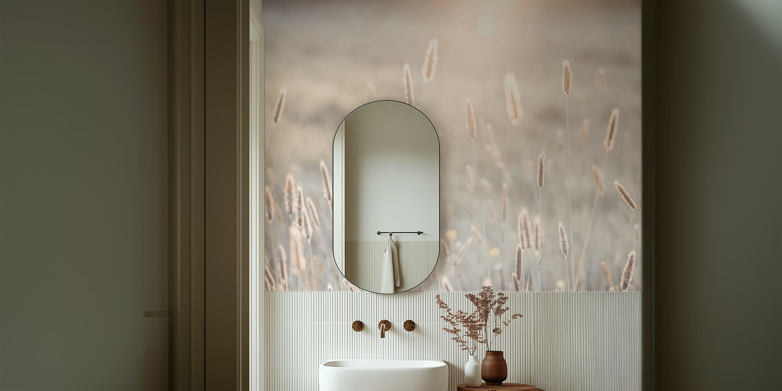 Seasonal Splendor wallpaper in a room setting