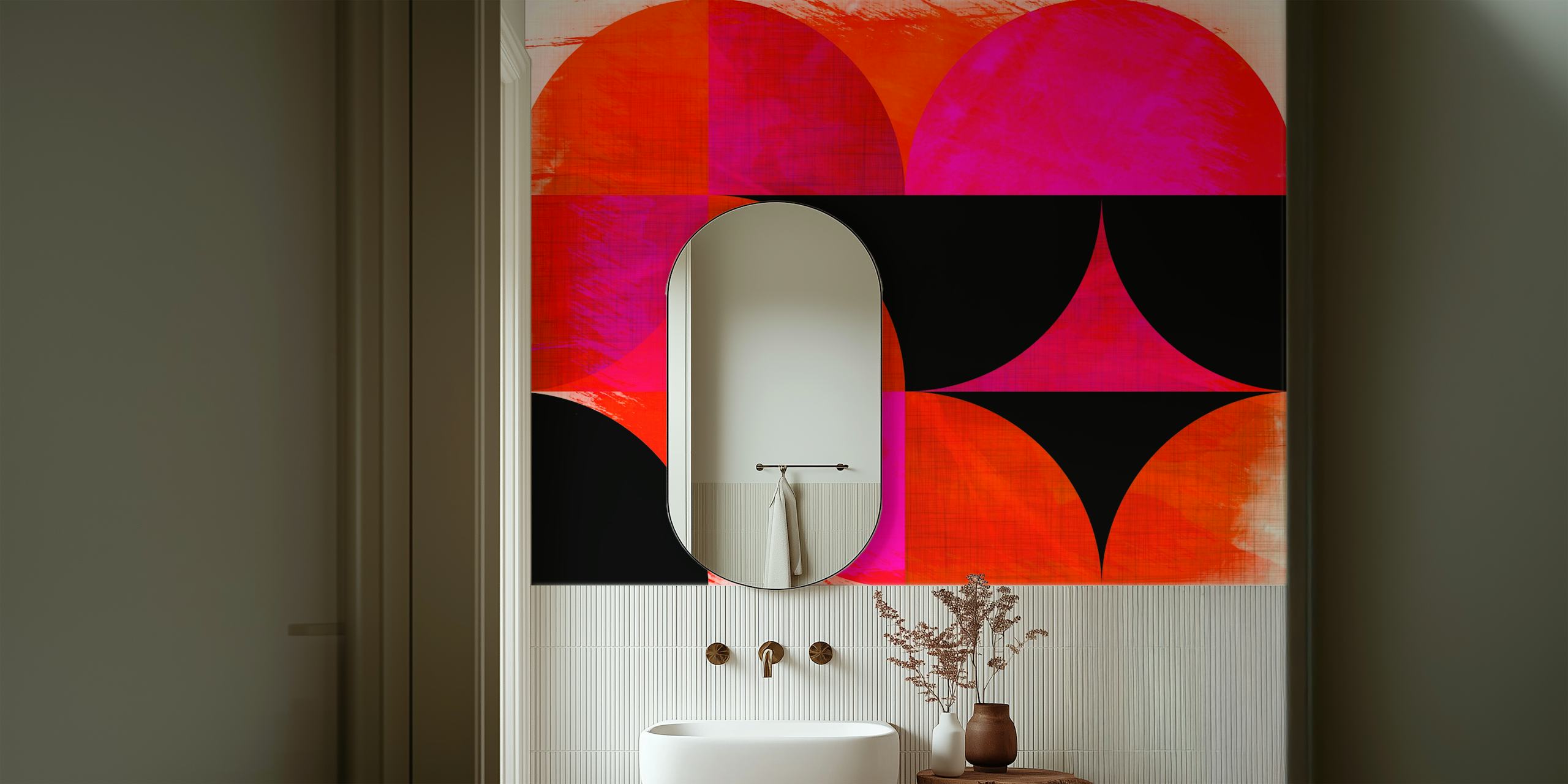 Avant Garde Bauhaus wallpaper design