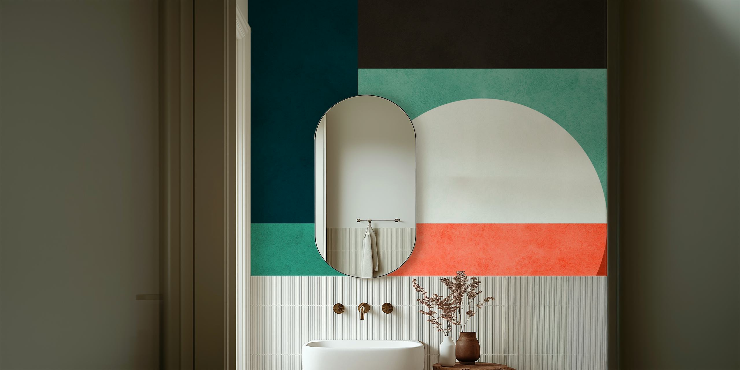 Modern art avec design de cercles