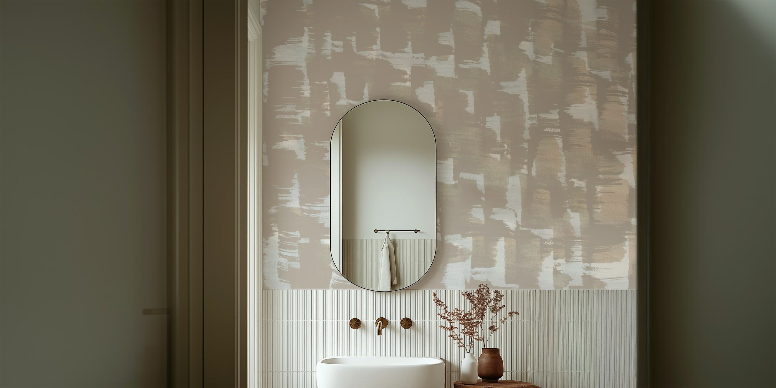 Subtle Textures 6X tapet i ett rum