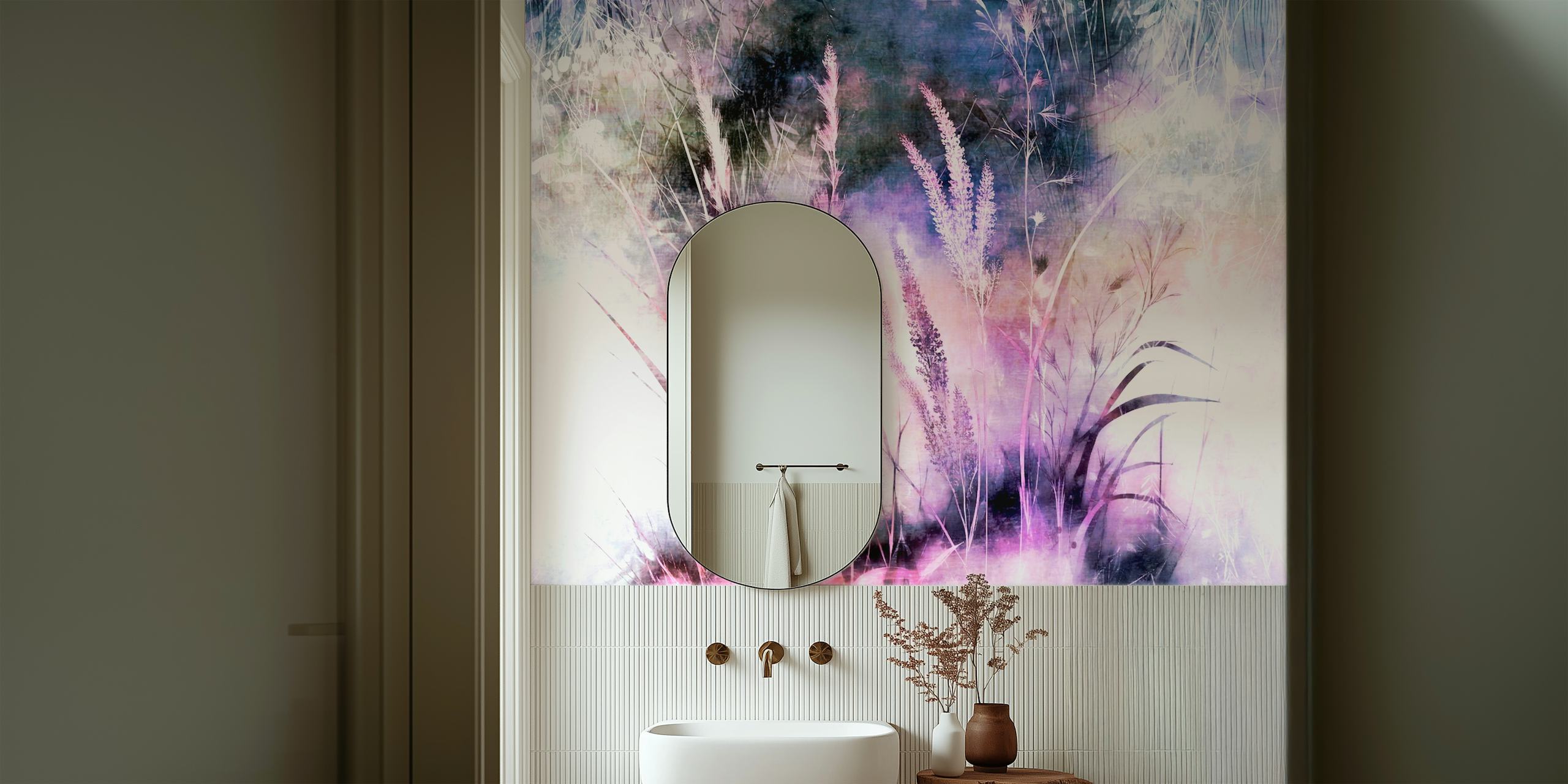 Ethereal Floral Haze tapeta u sobi