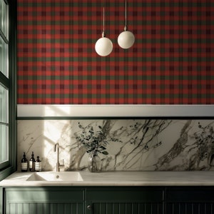 British Heritage Hunt Club Tartan Plaid Red