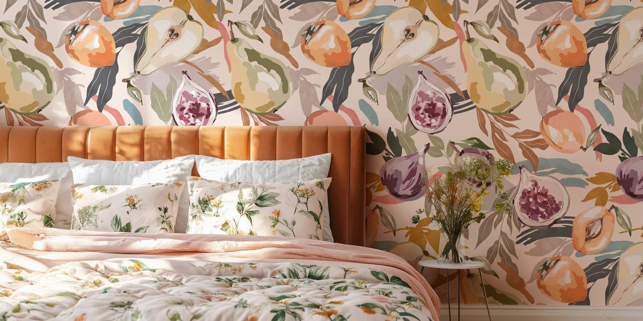Fruity Essence Charm wallpaper in a room