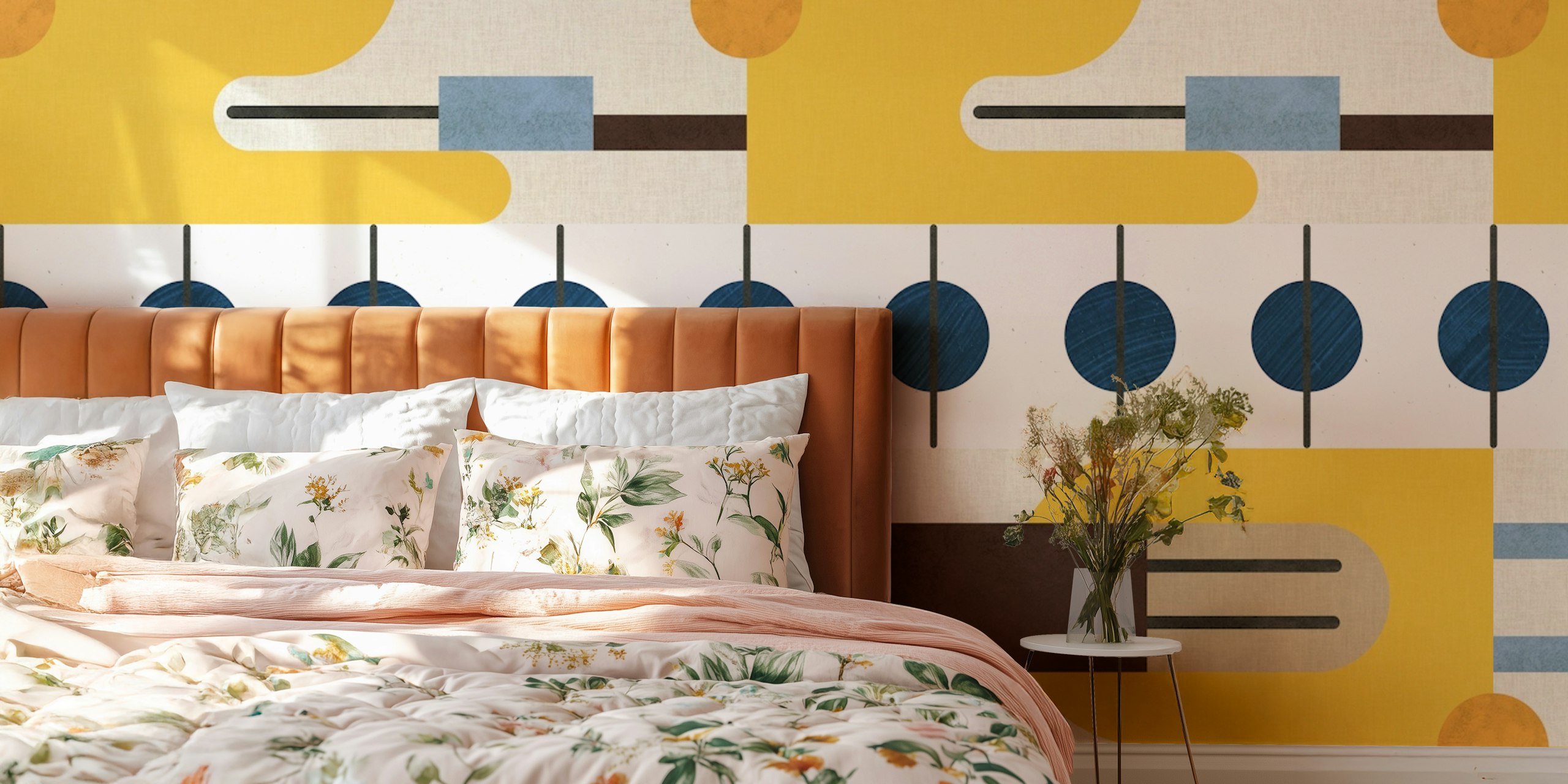Mid Century 13 wallpaper in a room