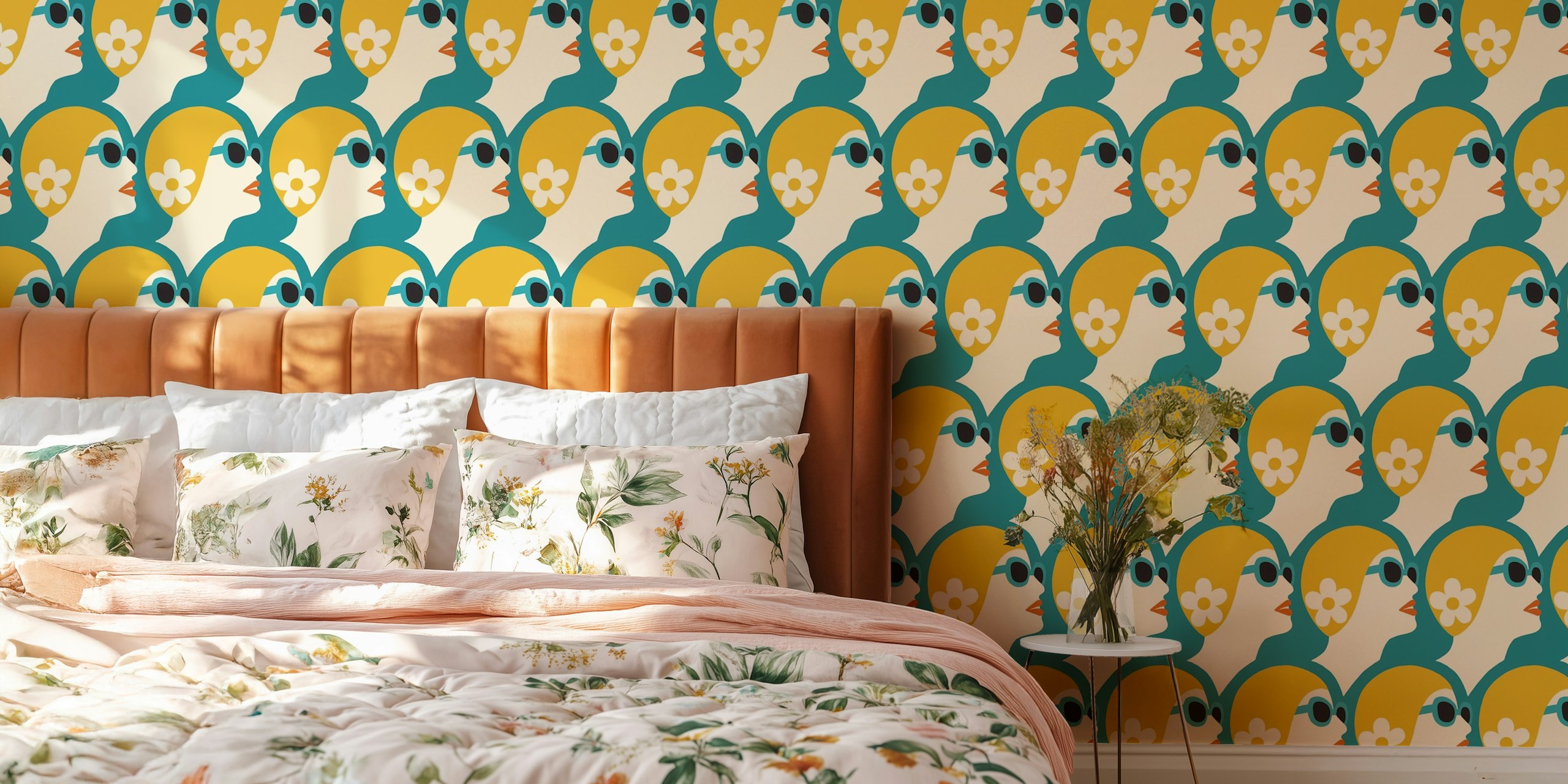 Dizajn tapete Vintage Sea Swimmers