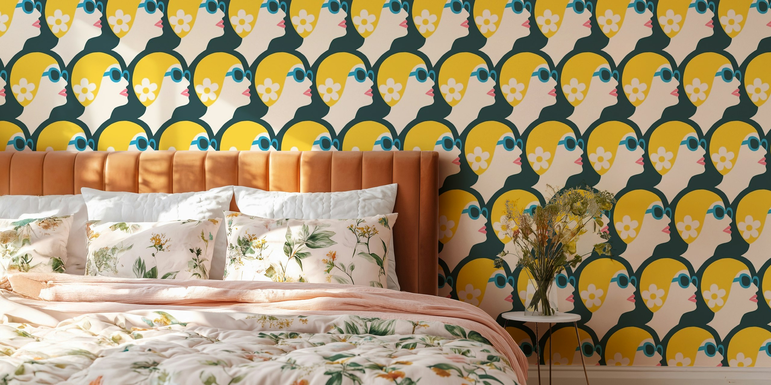 Design de papier peint Vintage Sea Swimmers