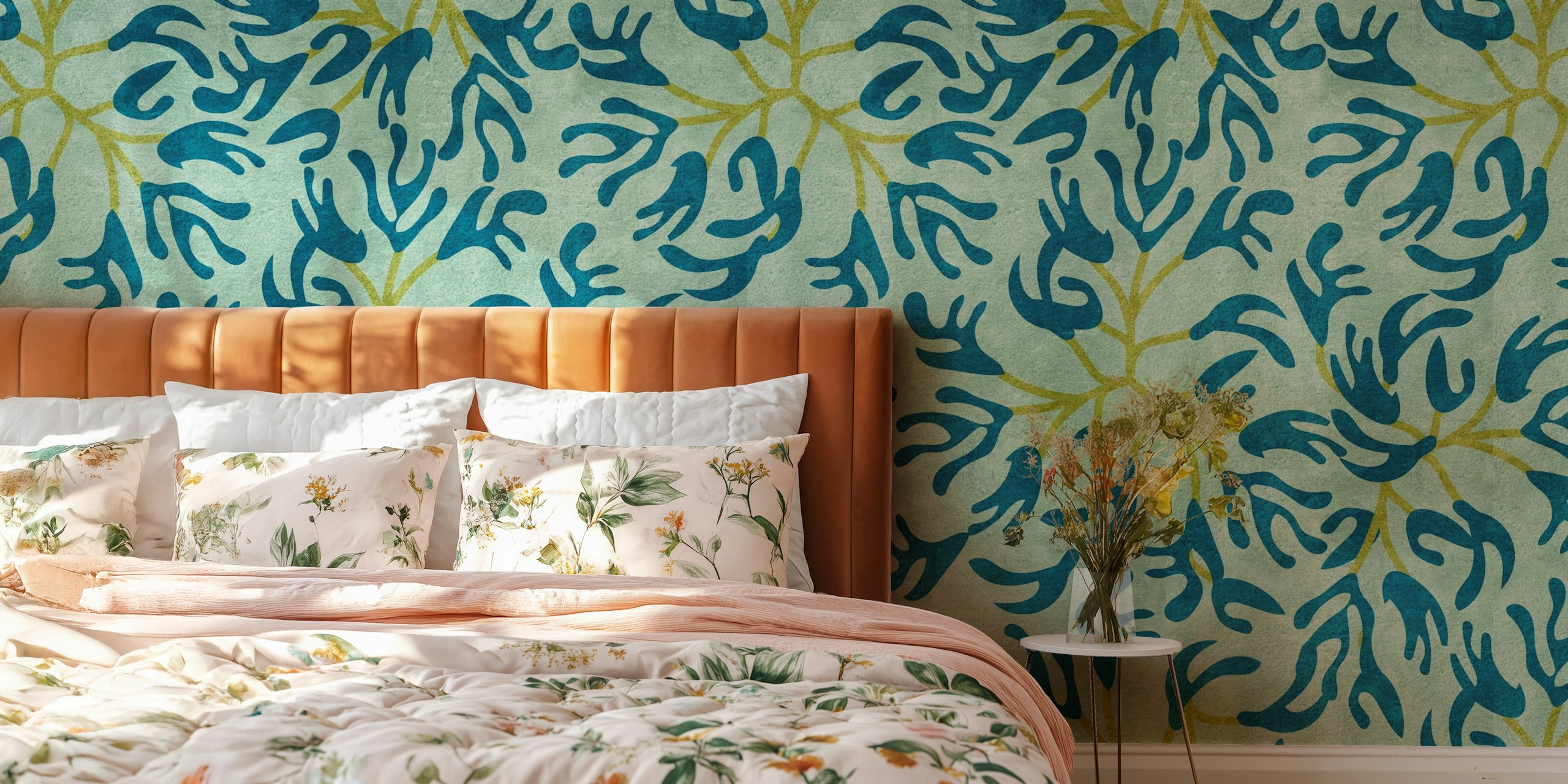 Kelp seaweed wallpaper in un ambiente