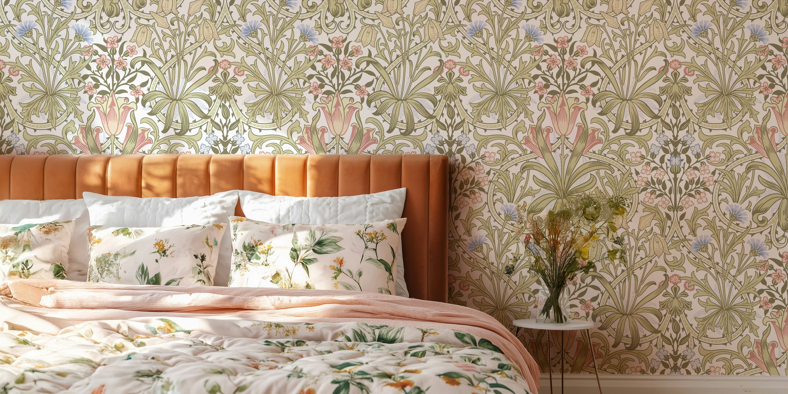 William Morris Woodland Weeds 1 tapeta v pokoji