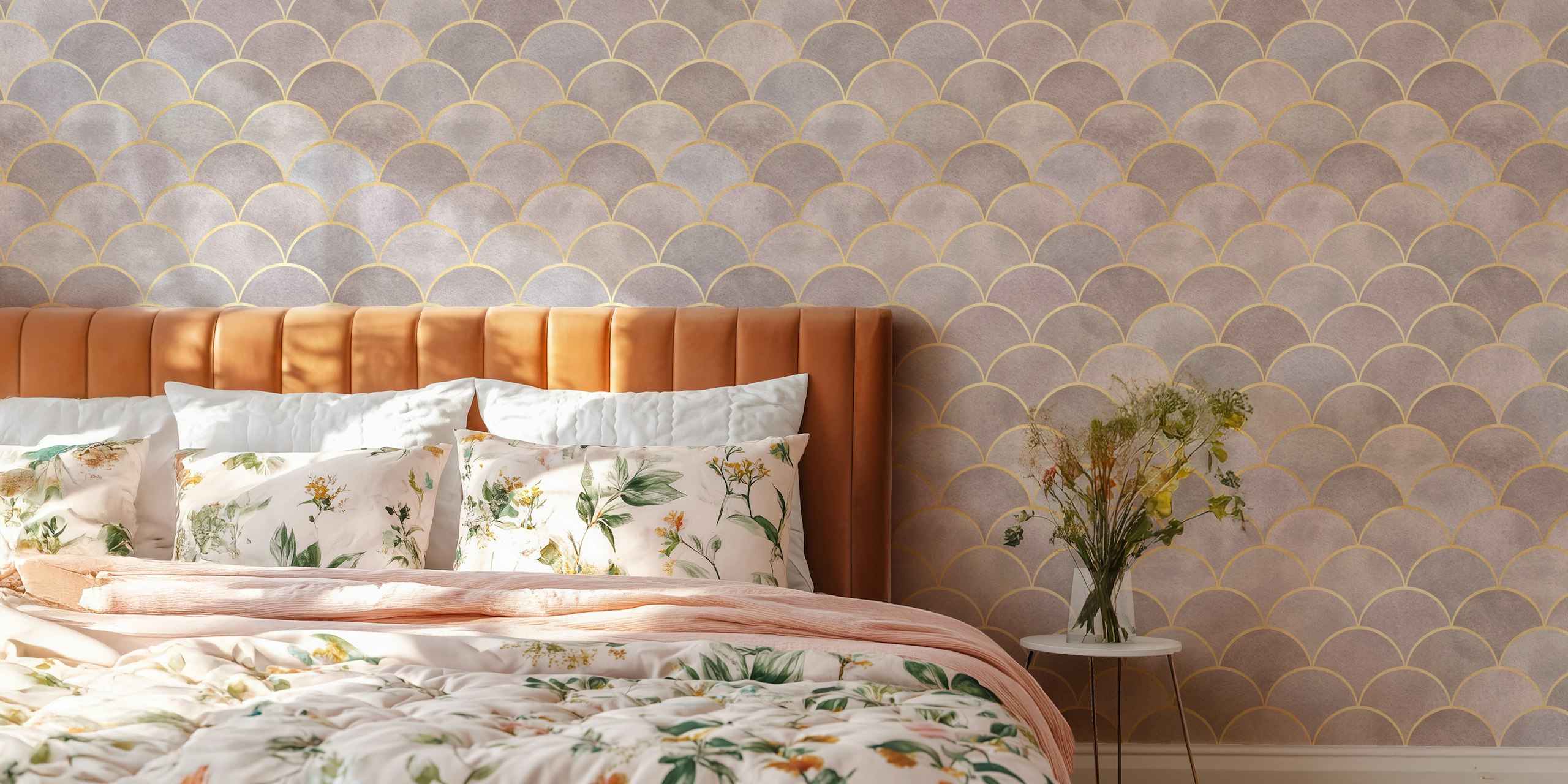 Luxury ornaments wallpaper design