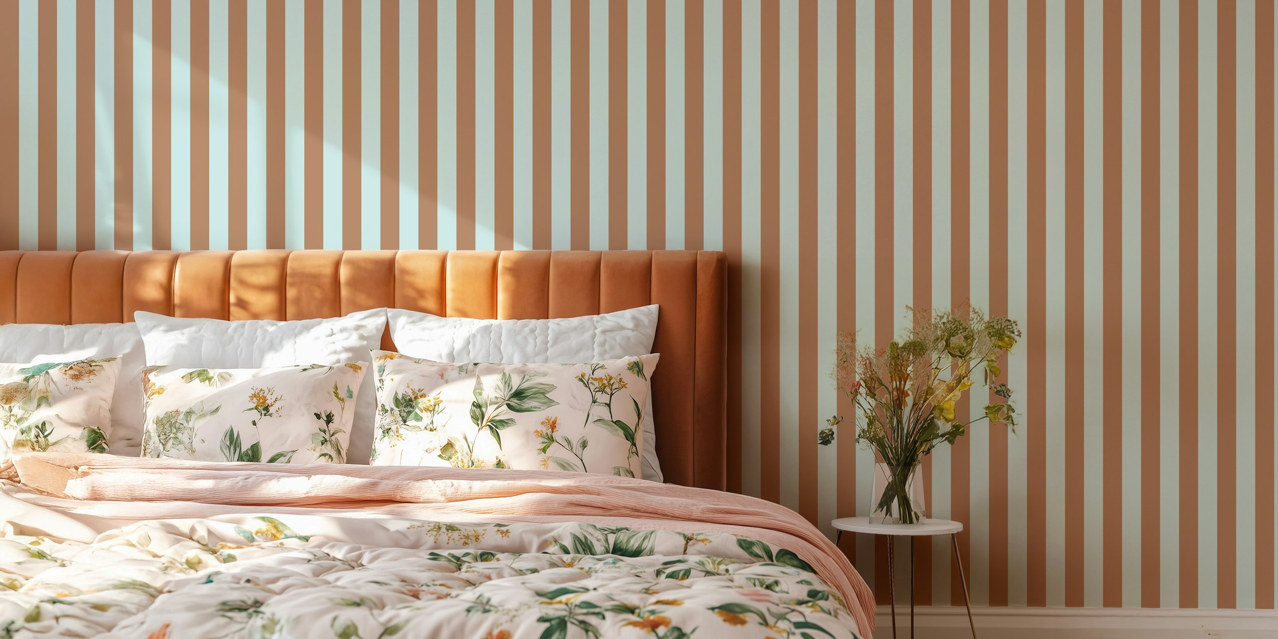 Stripes Macchiato 2 wall mural with vertical striped pattern