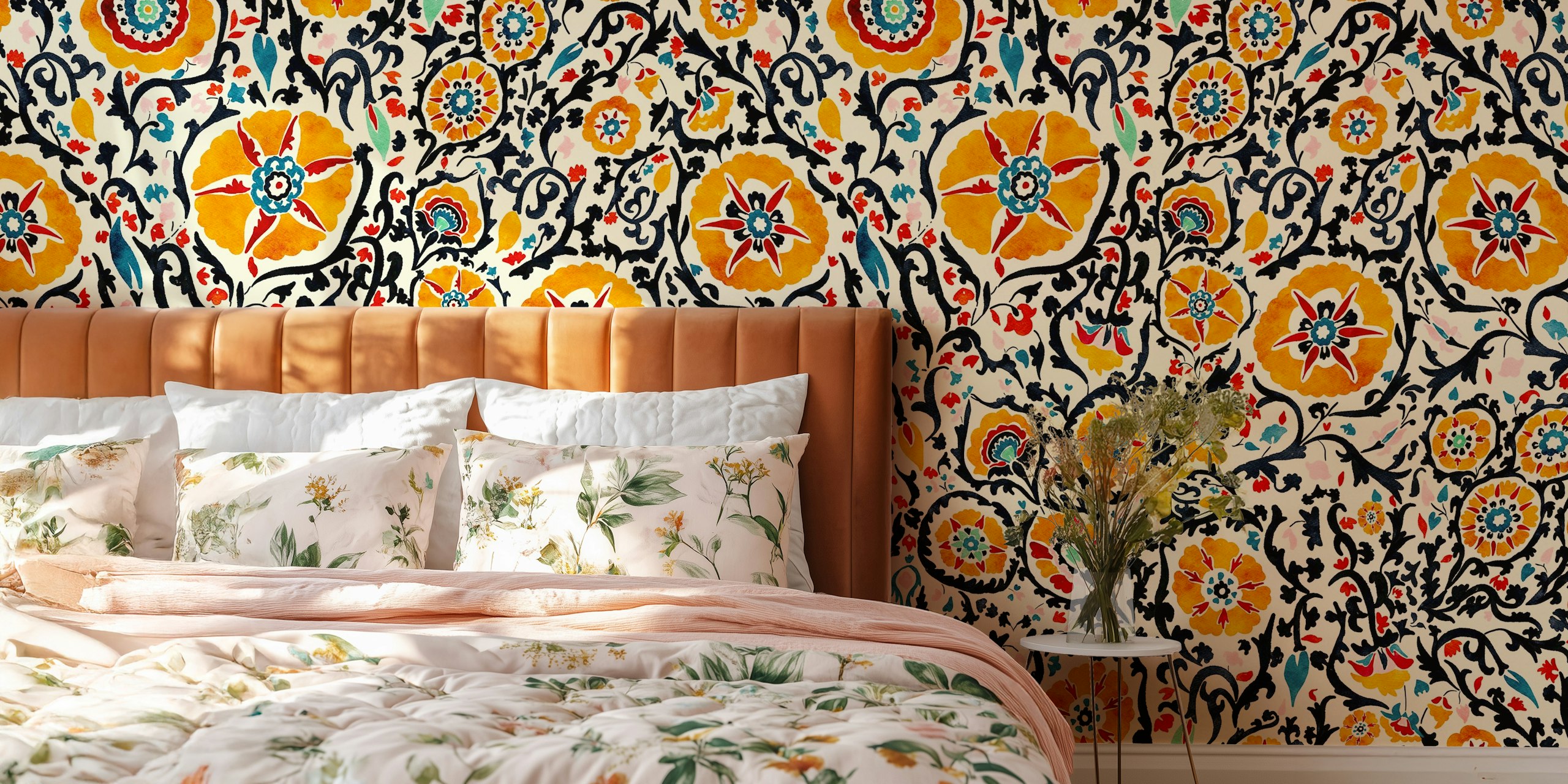 Design della carta da parati Golden Garden Dens Suzani
