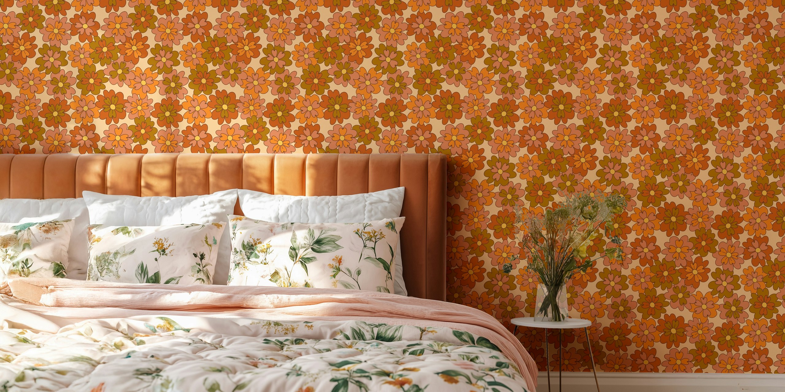 Retro florals 7 σε ένα δωμάτιο