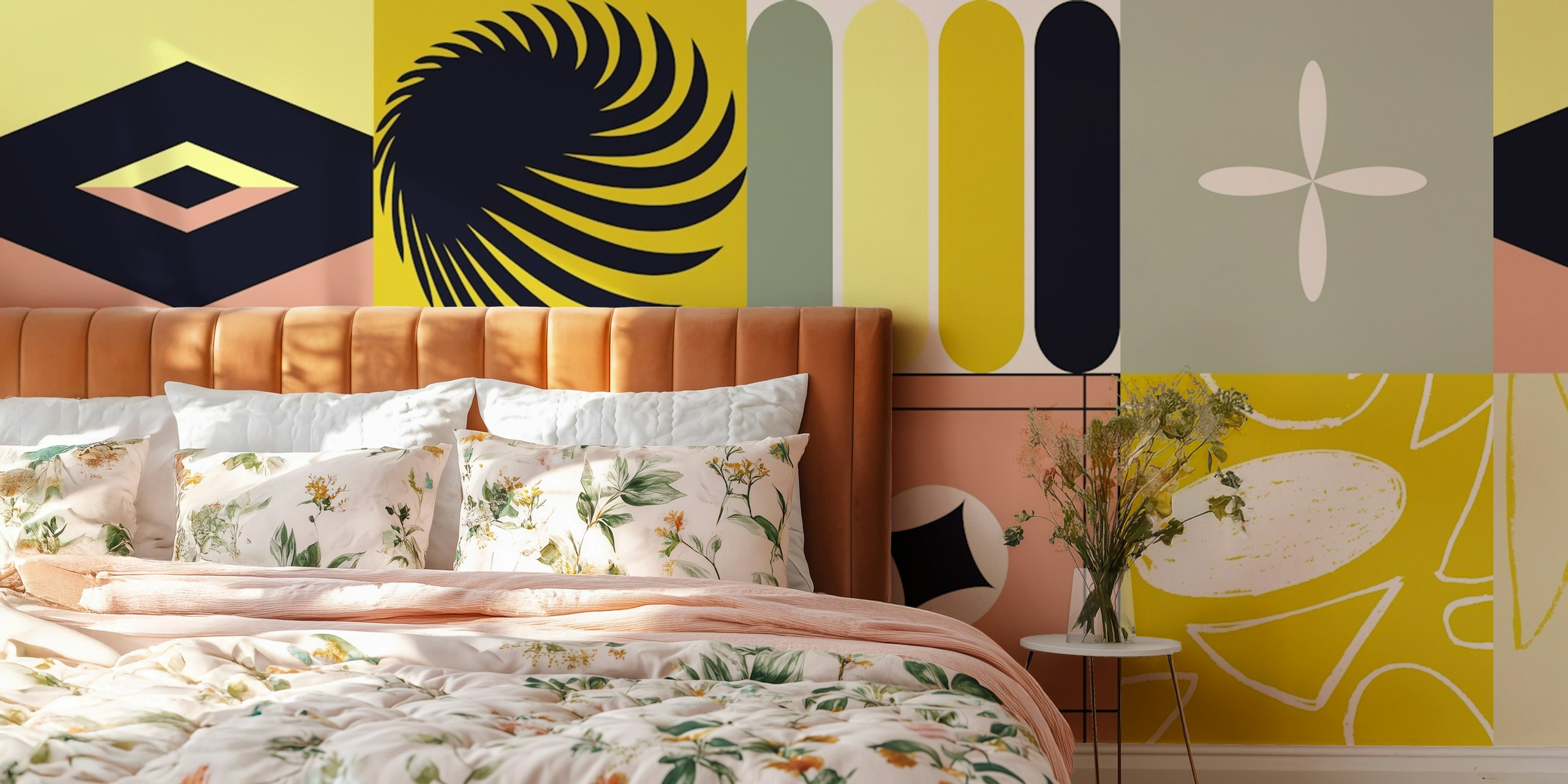 Mescolanza v2 tapetdesign i et rum