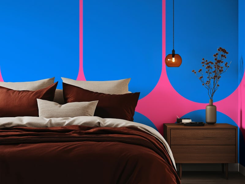 Vivid Mid-Century Minimalist Geometry