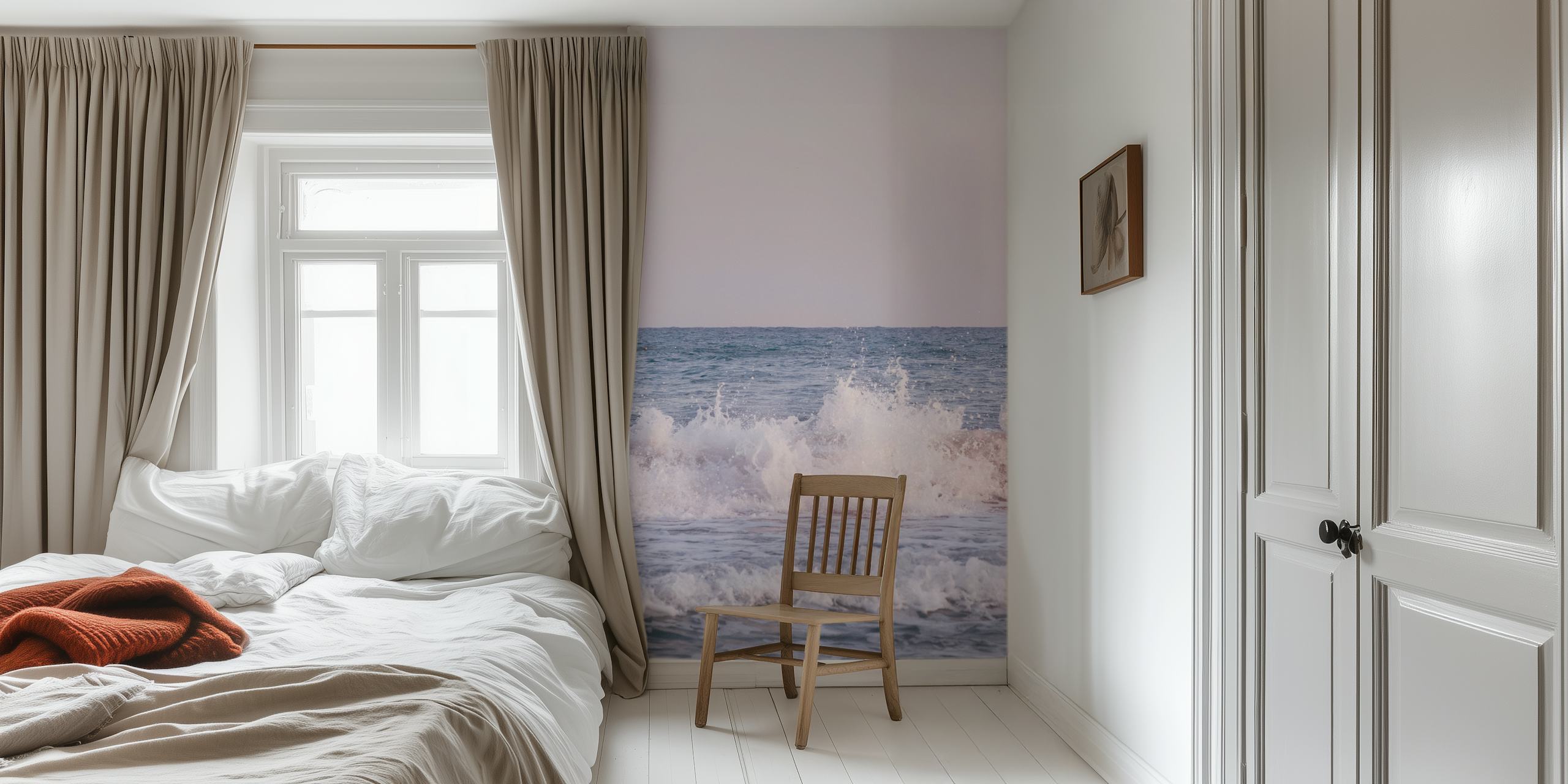 Ocean Wave Dream 2 wallpaper in a room