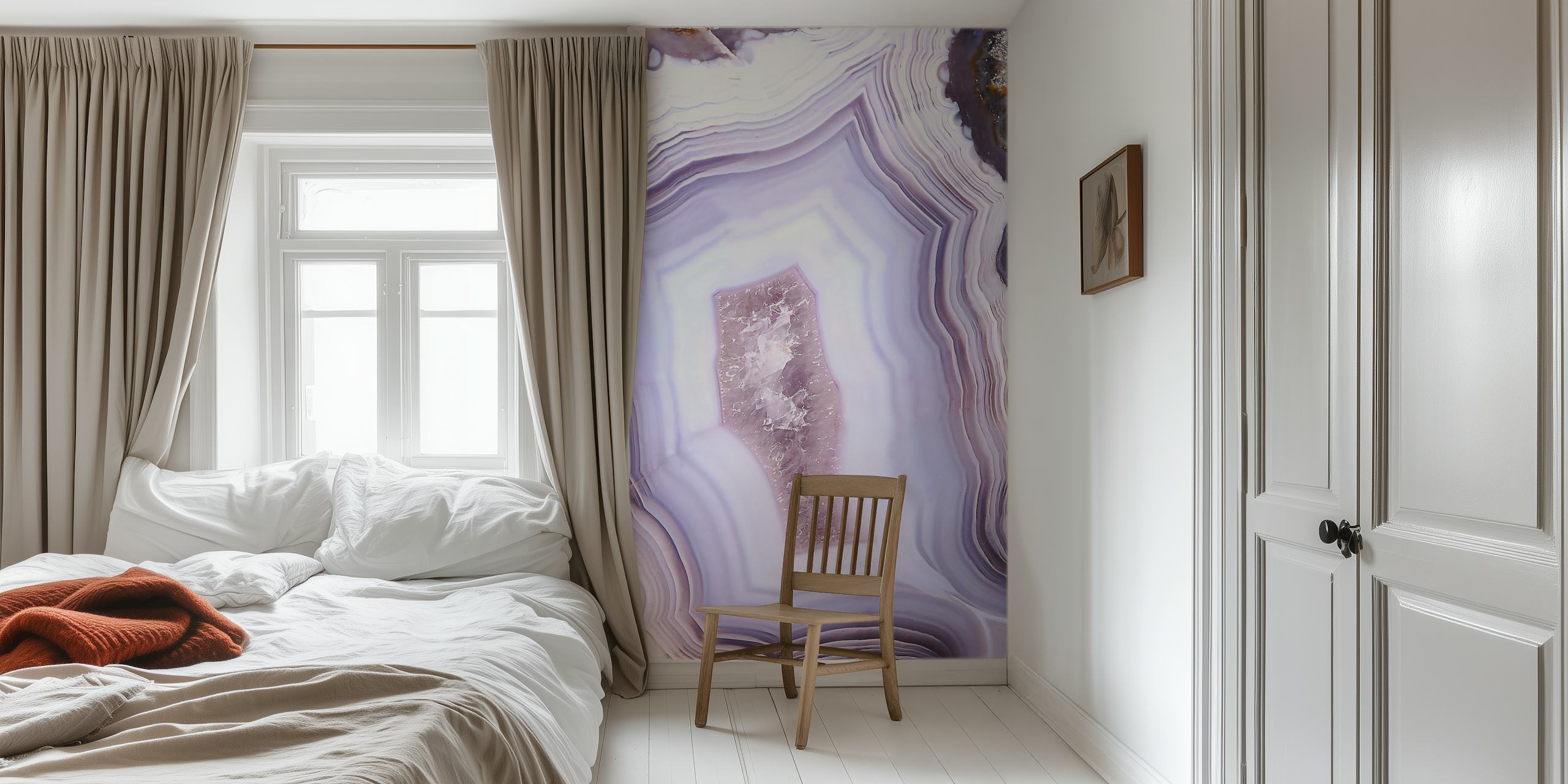 Agate Tapetdesign in einem Raum