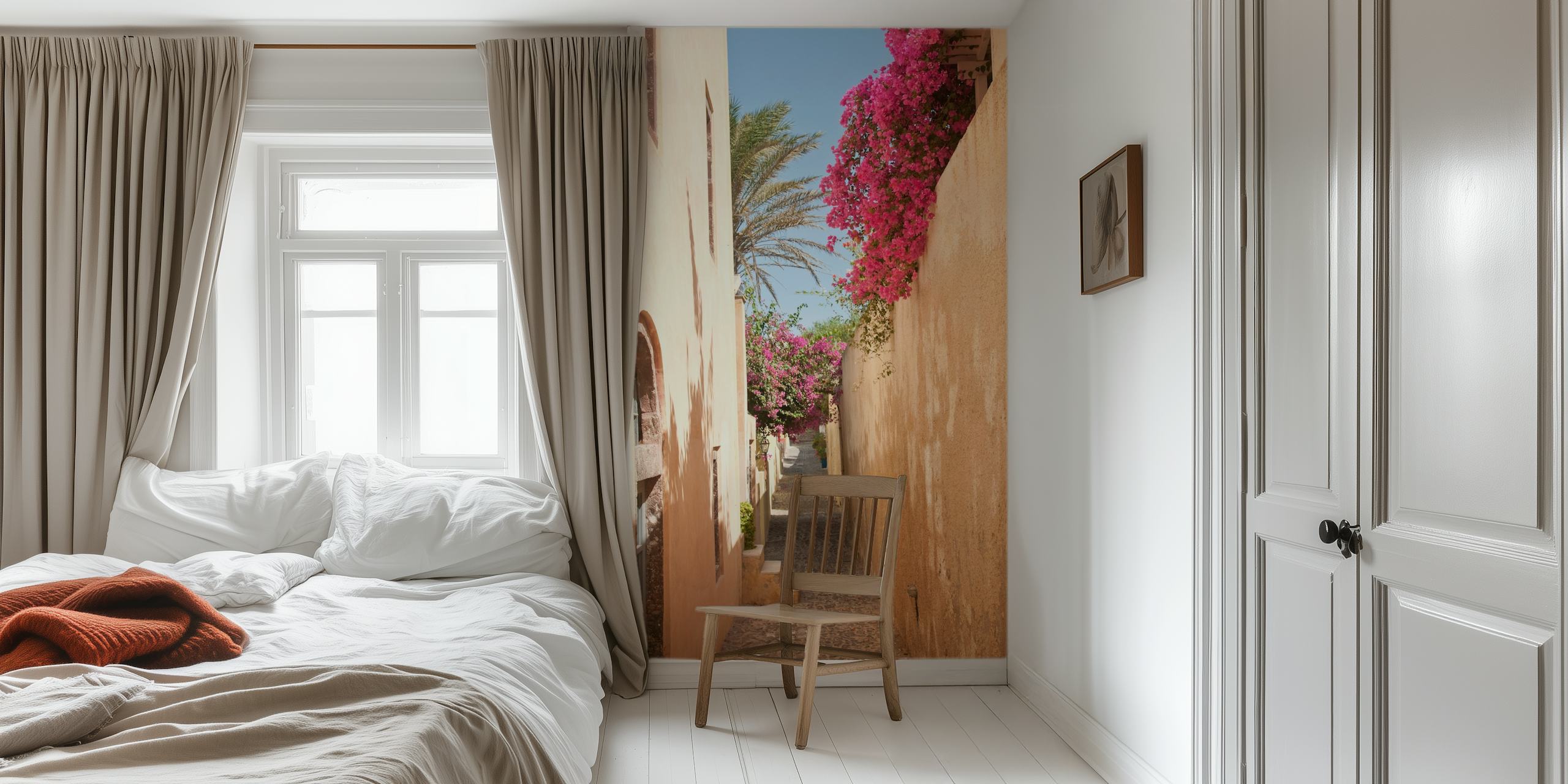 Santorini Alley Bliss 1 med blommor