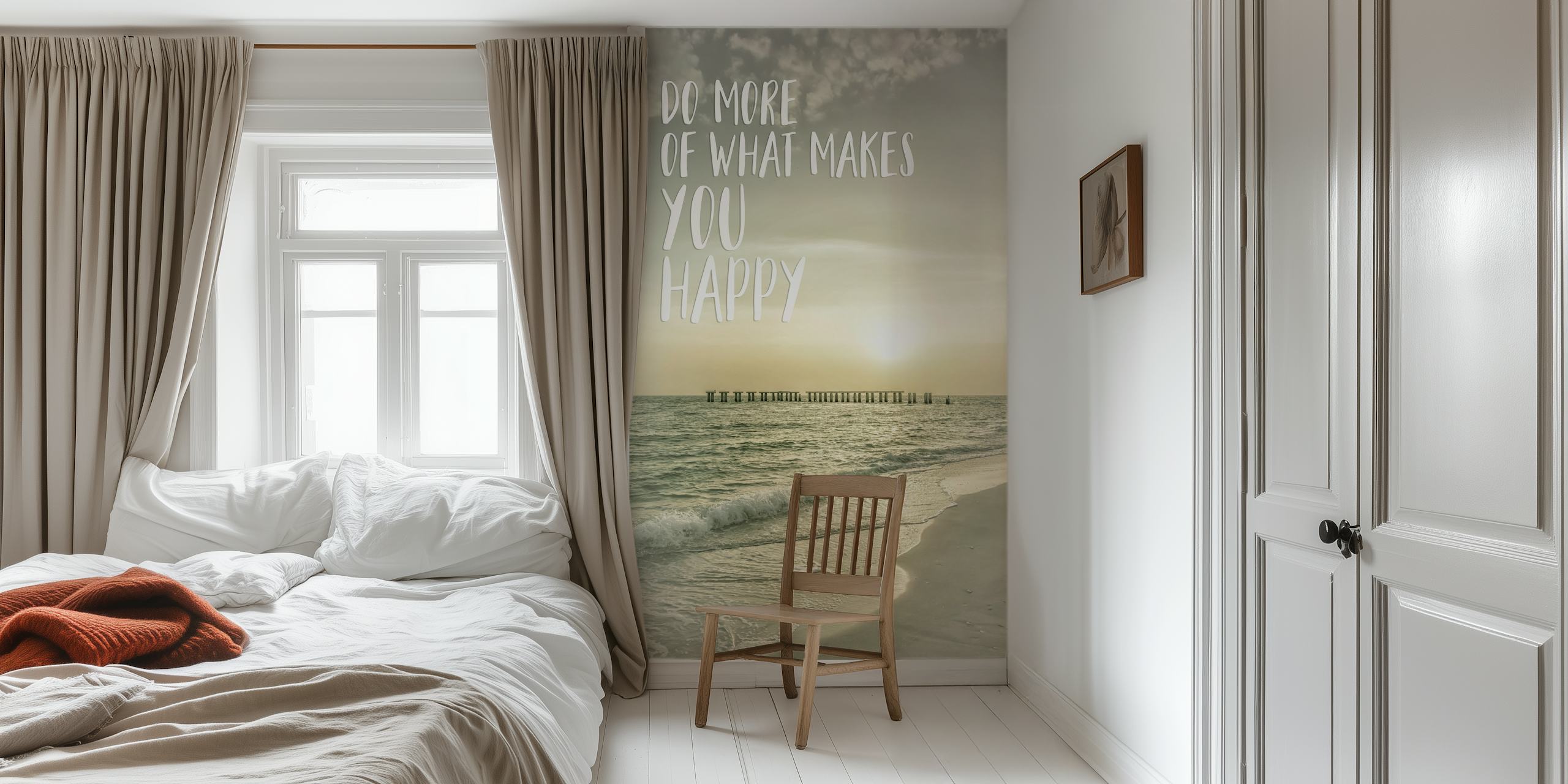 Do more of what makes you happy wallpaper in a room