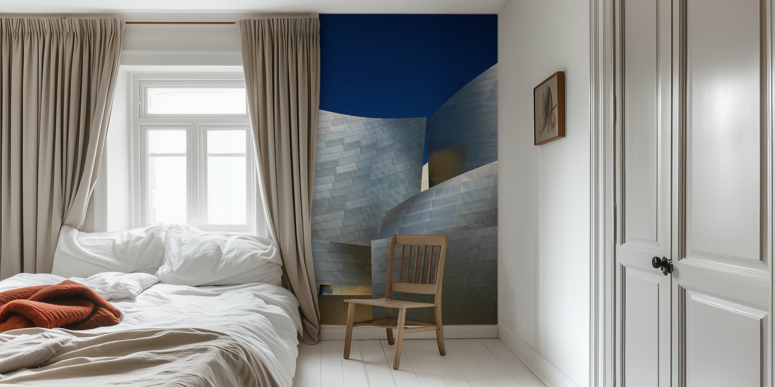Overtures wallpaper in a modern interior
