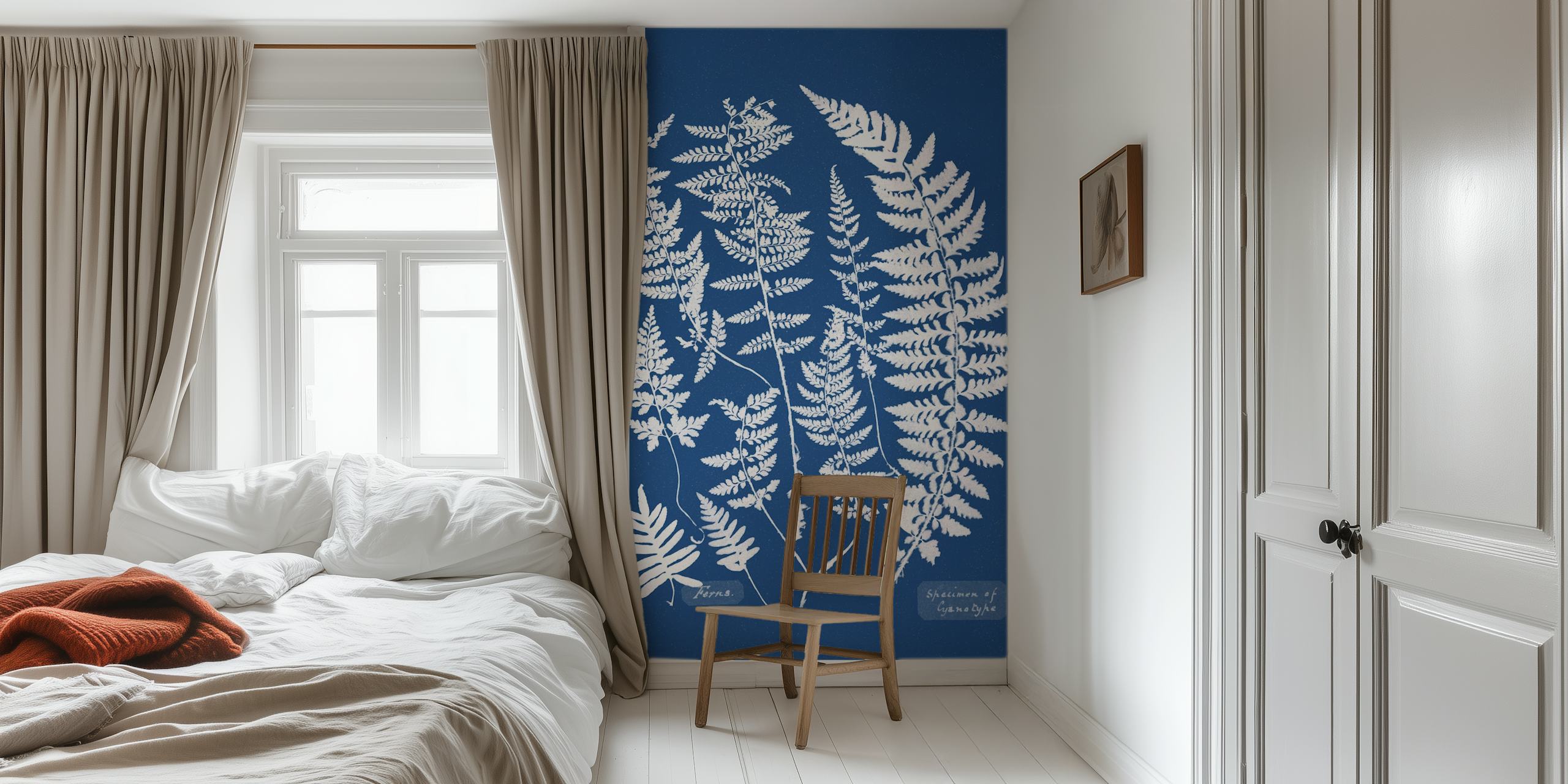 Familie af Ferns tapet i et rum