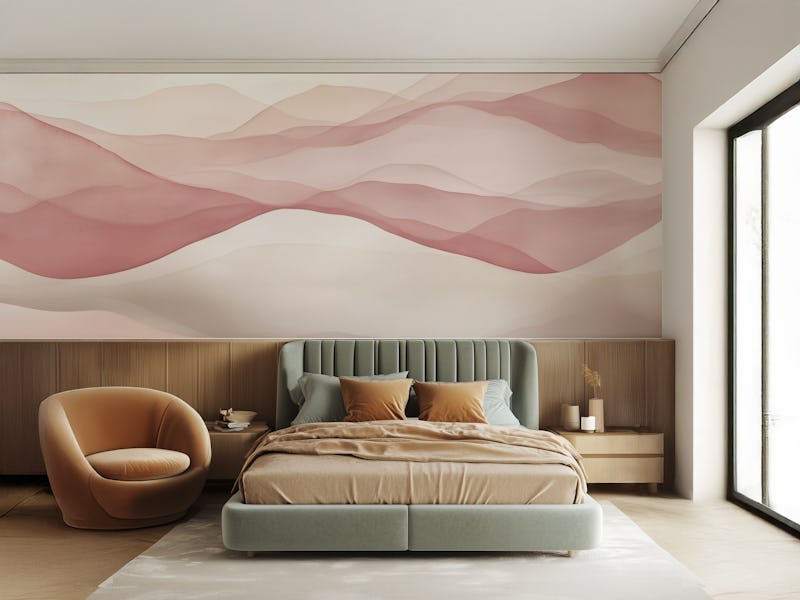Gentle Waves of Rose
