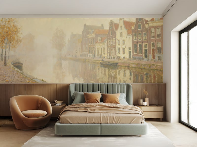 Misty Morning in Amsterdam