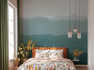 gradient mountainscape sage