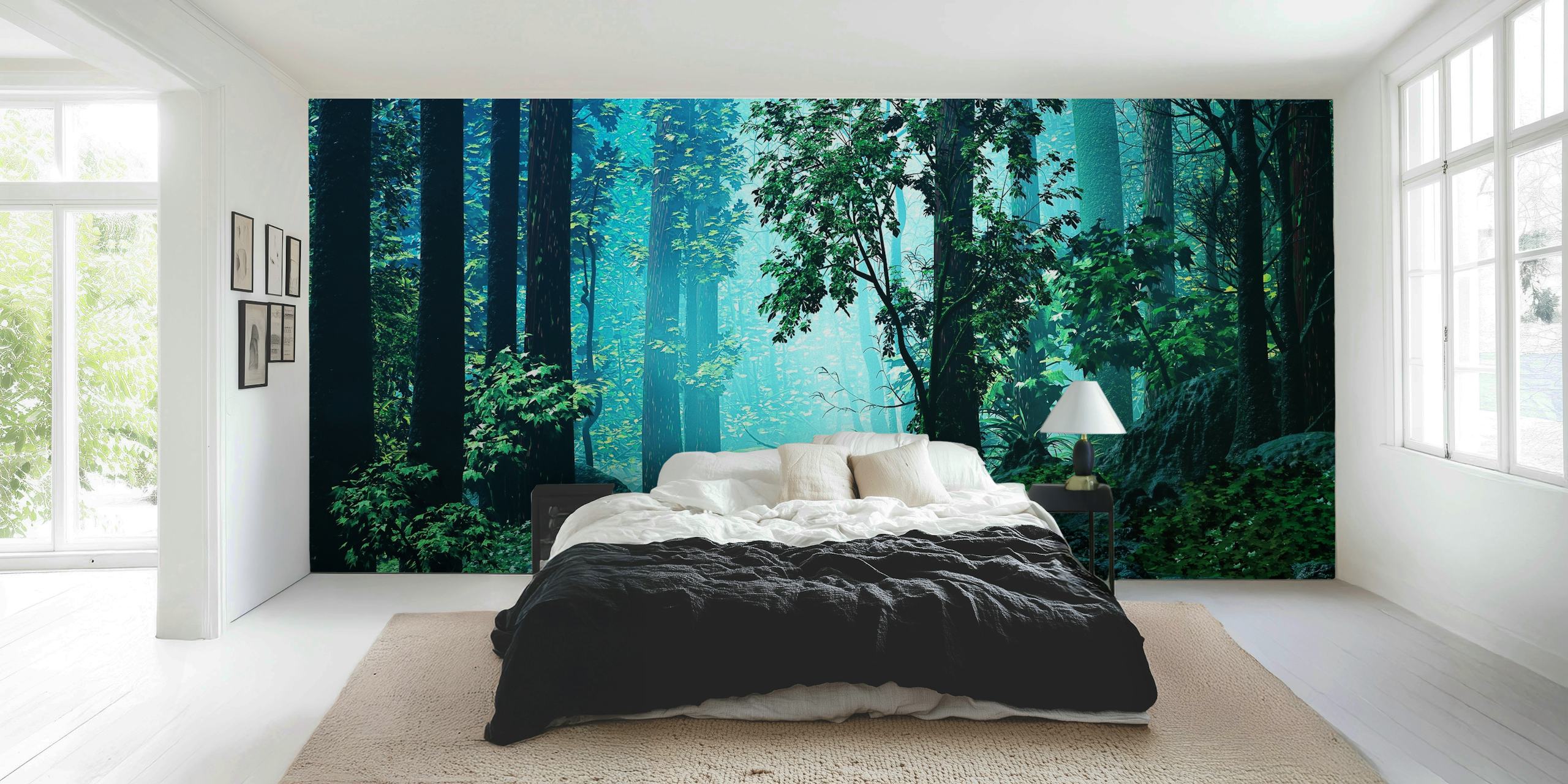Papel de parede Inside the Woods em um quarto