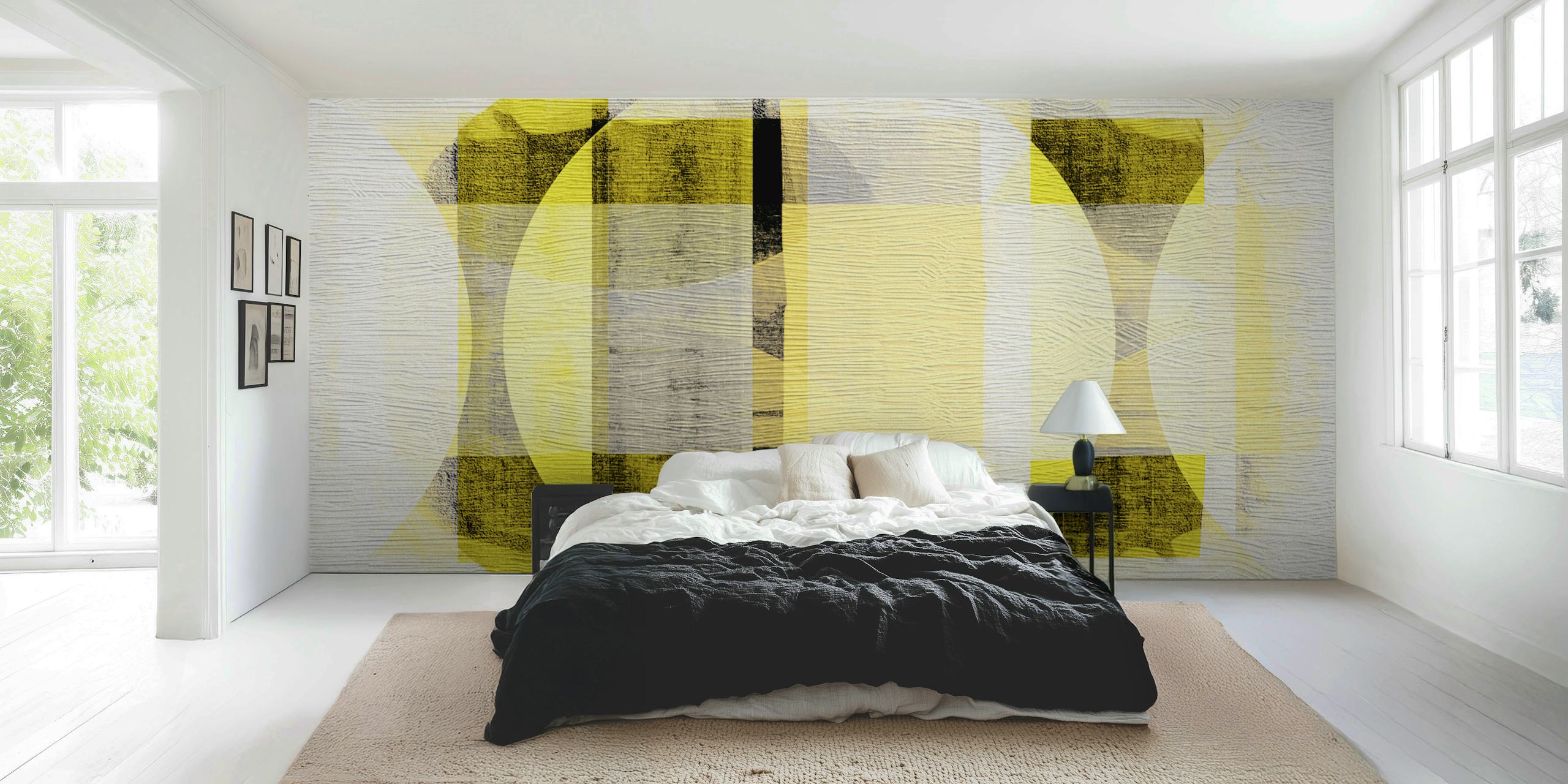 Tapeta Bauhaus Sunrise σε έναν μοντέρνο χώρο