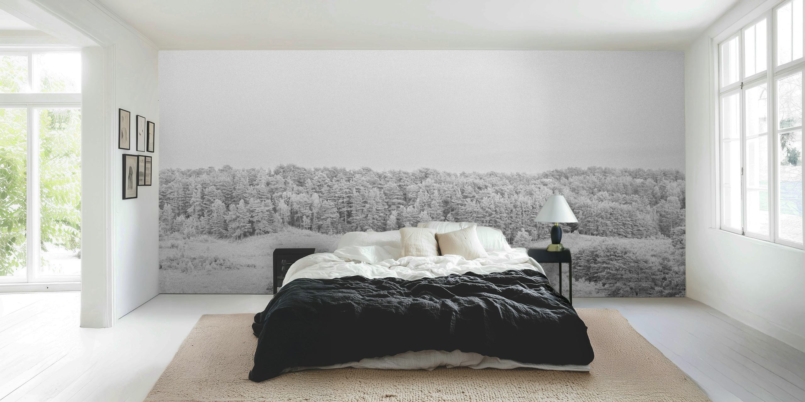 Serenade of Snow wallpaper in a room