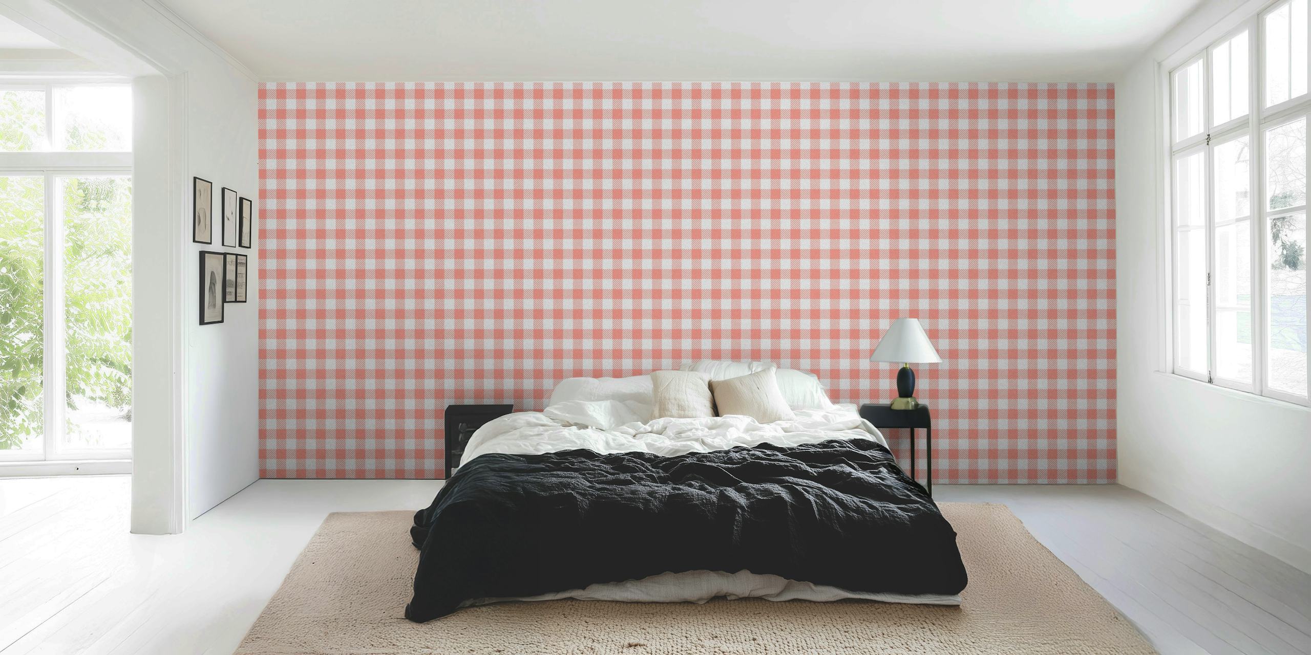 Tapeta Abstract Chess Rose u sobi