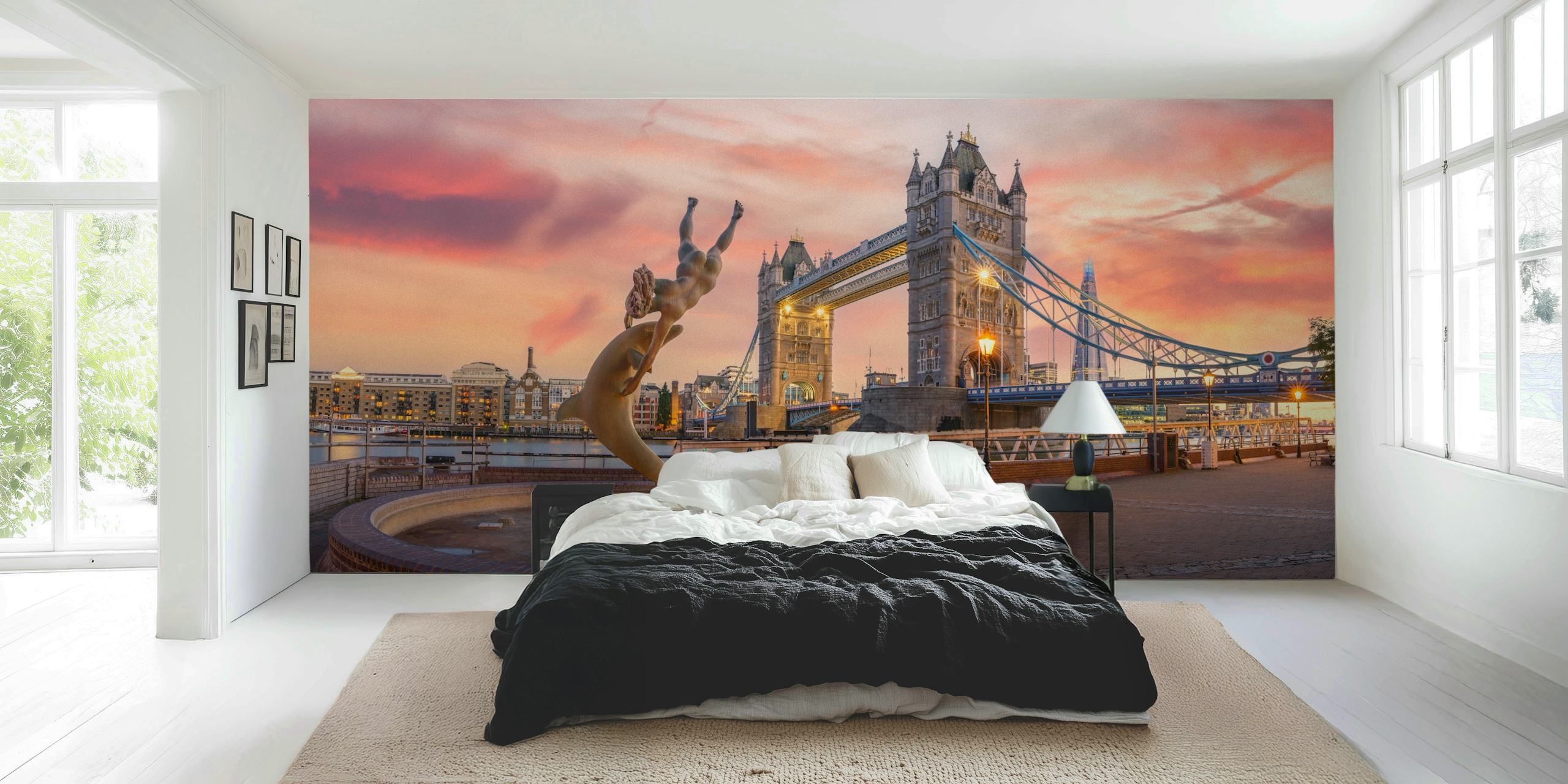 Ταπετσαρία Sunset Splendor at Tower Bridge σε ένα δωμάτιο