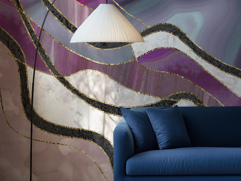 Marble Agate Gold Glam 1 - landscape