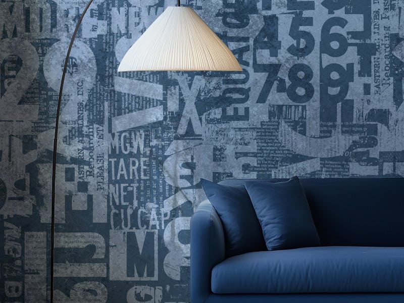 Blue Grunge Typography Urban Style