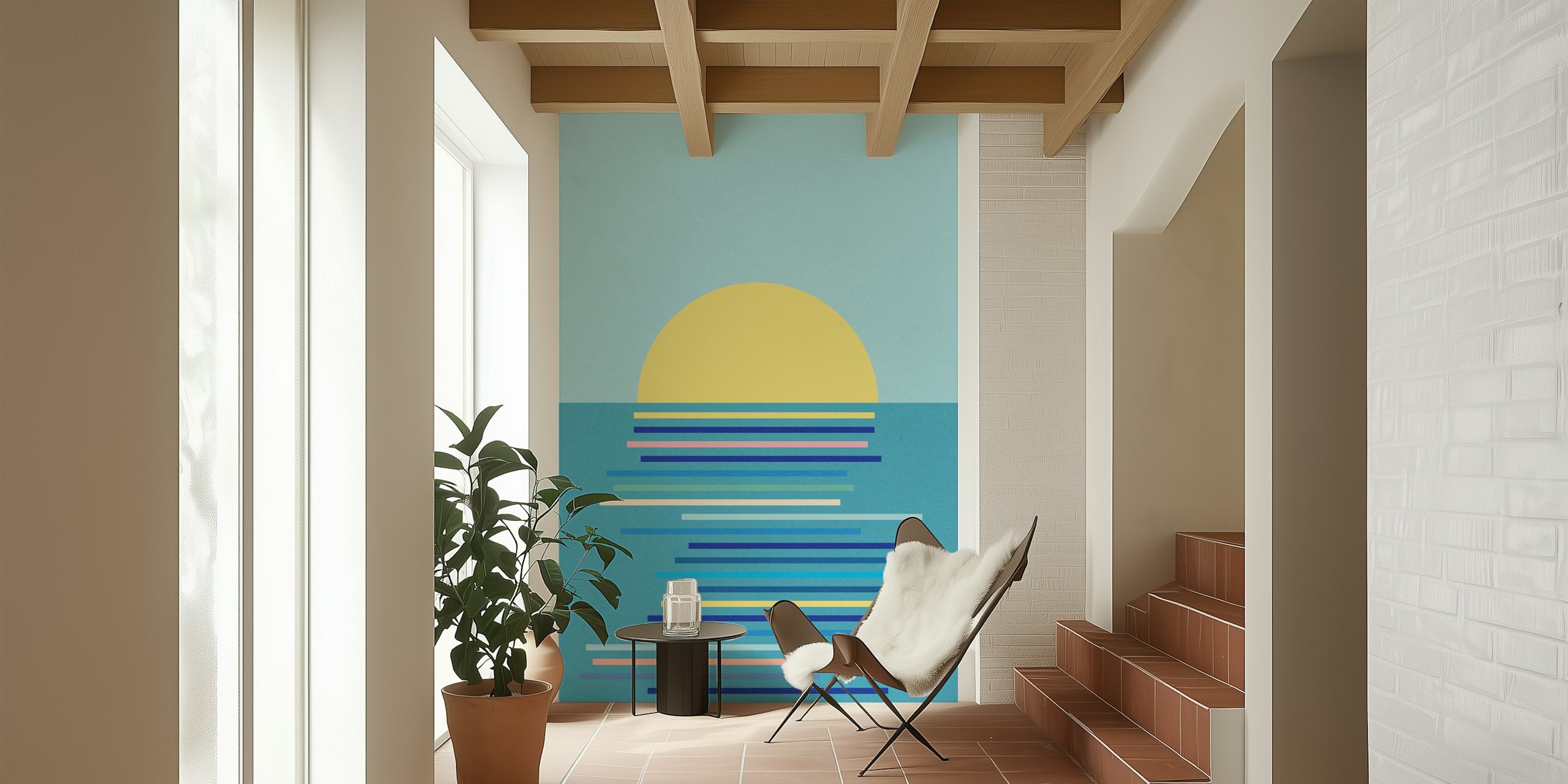 Tapeta Sunrise Ahrenshoop w pokoju
