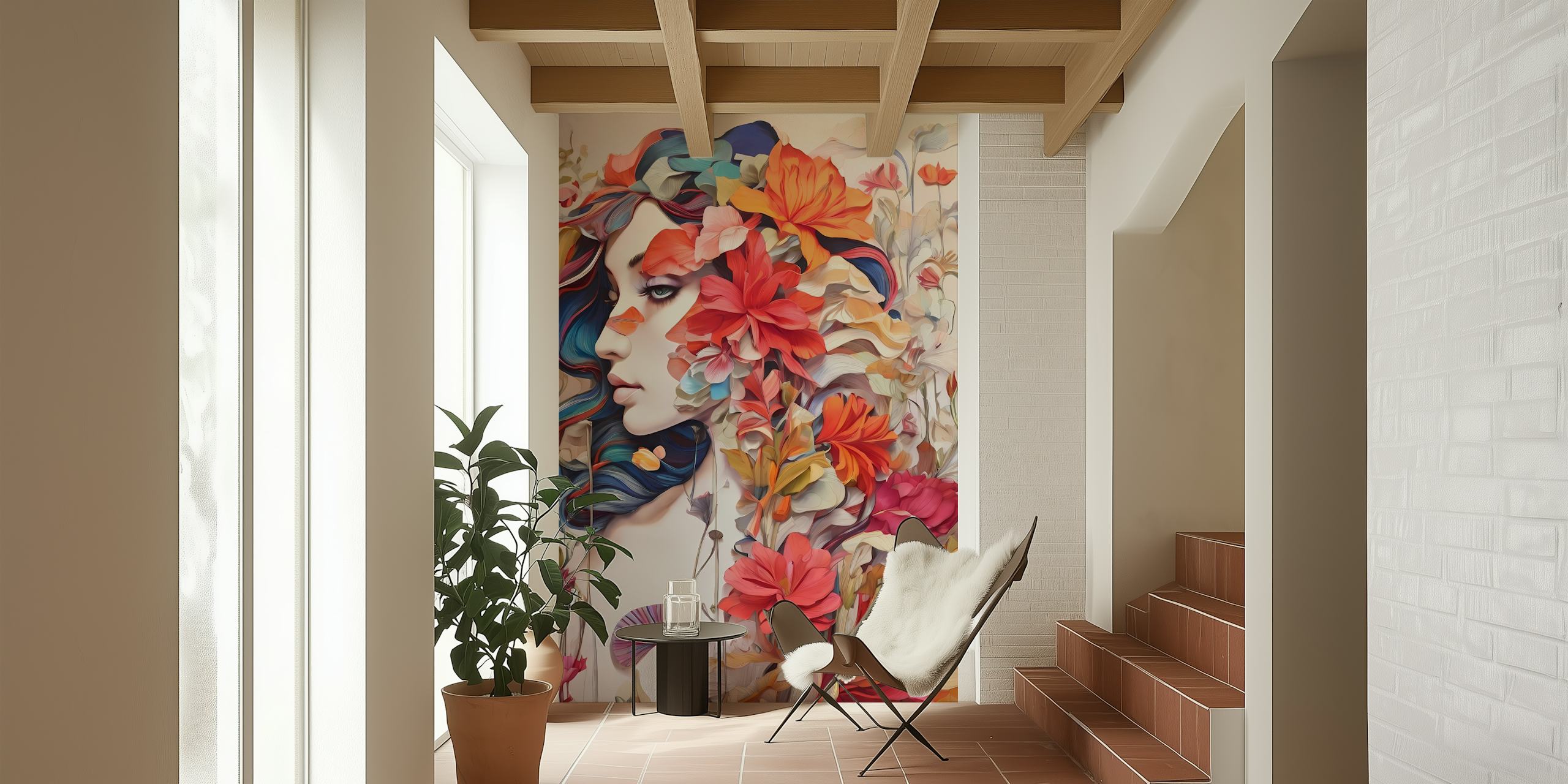 Vibrant Nature Muse 3 behang ontwerp